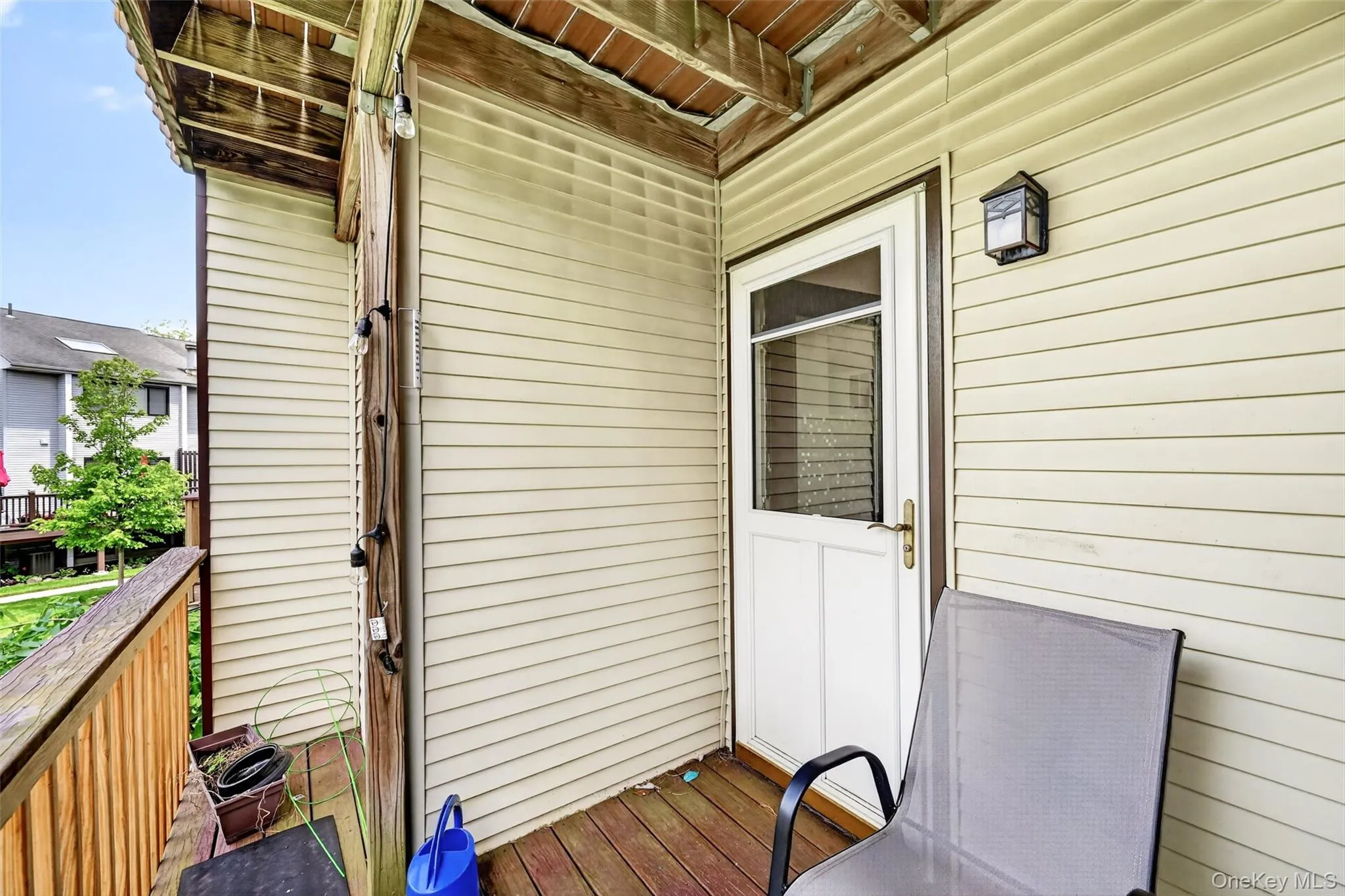 Enjoy morning coffee on your private deck. Enjoy morning coffee on your private deck.