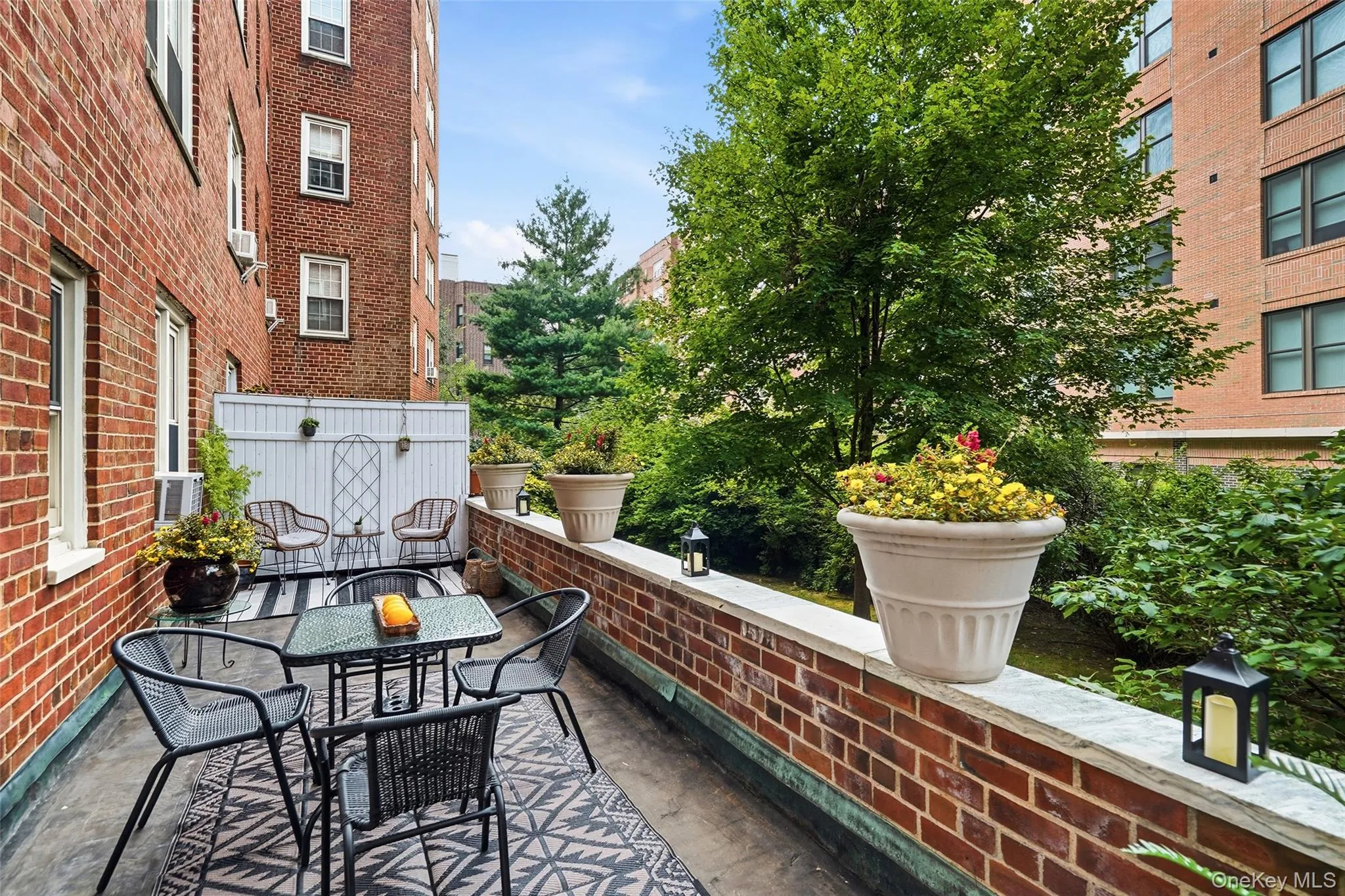 Begin your tour with the home's showstopping feature: a spectacular private terrace - only one of two in the building! Begin your tour with the home's showstopping feature: a spectacular private terrace - only one of two in the building!
