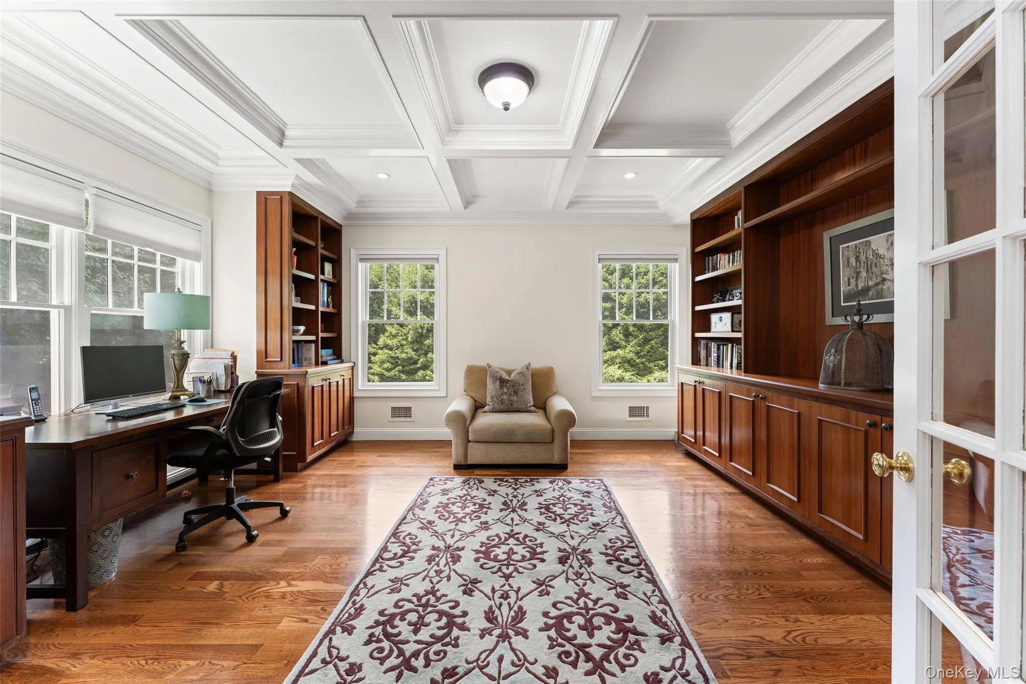 Office with beautiful built-ins Office with beautiful built-ins