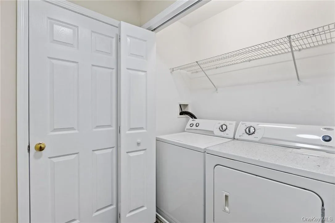 Upstairs closet has washer and dryer Upstairs closet has washer and dryer