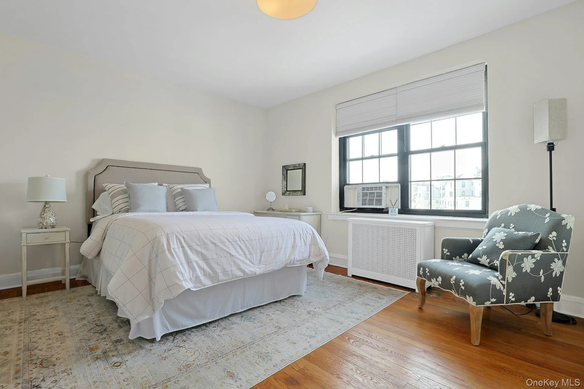 Bedroom with walk-in closet and double closet Bedroom with walk-in closet and double closet