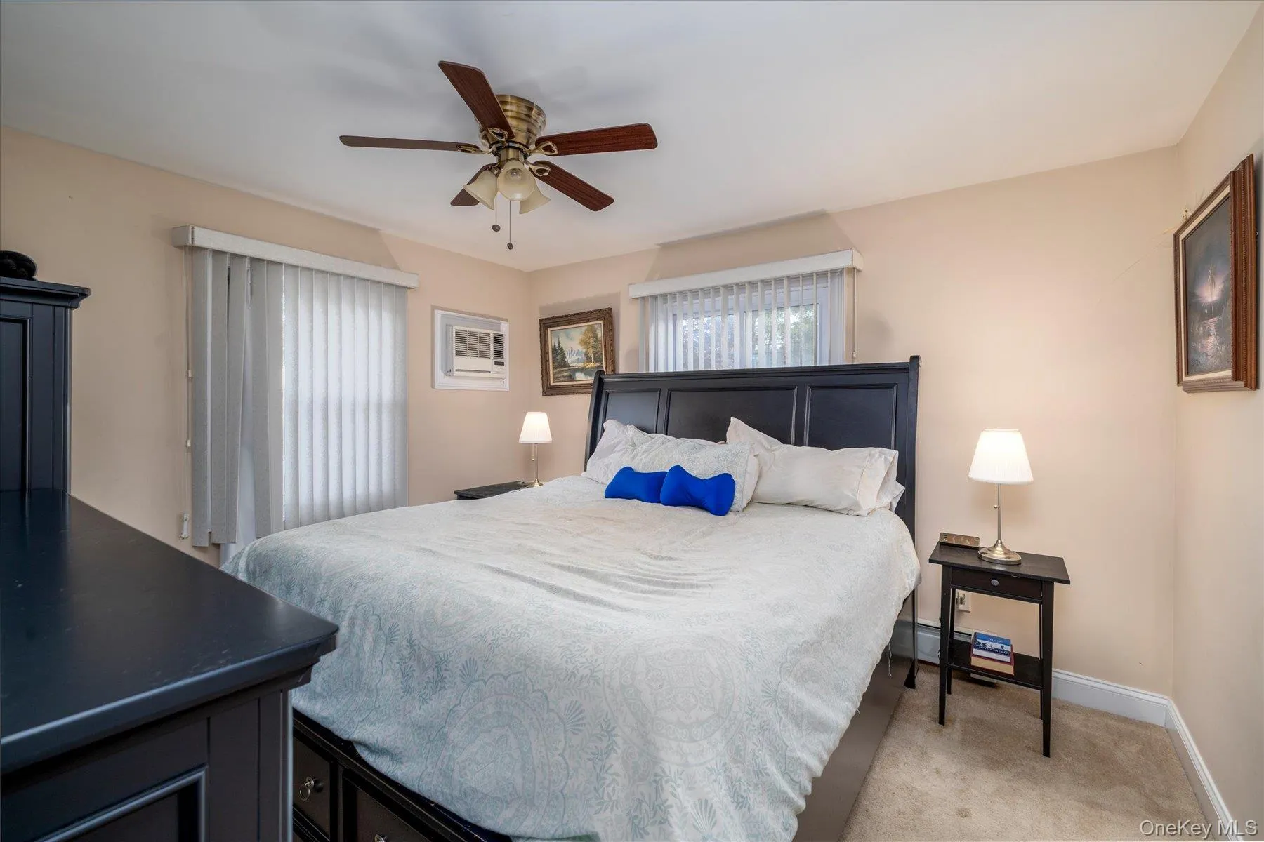 Bedroom with 2 windows and ample natural light Bedroom with 2 windows and ample natural light
