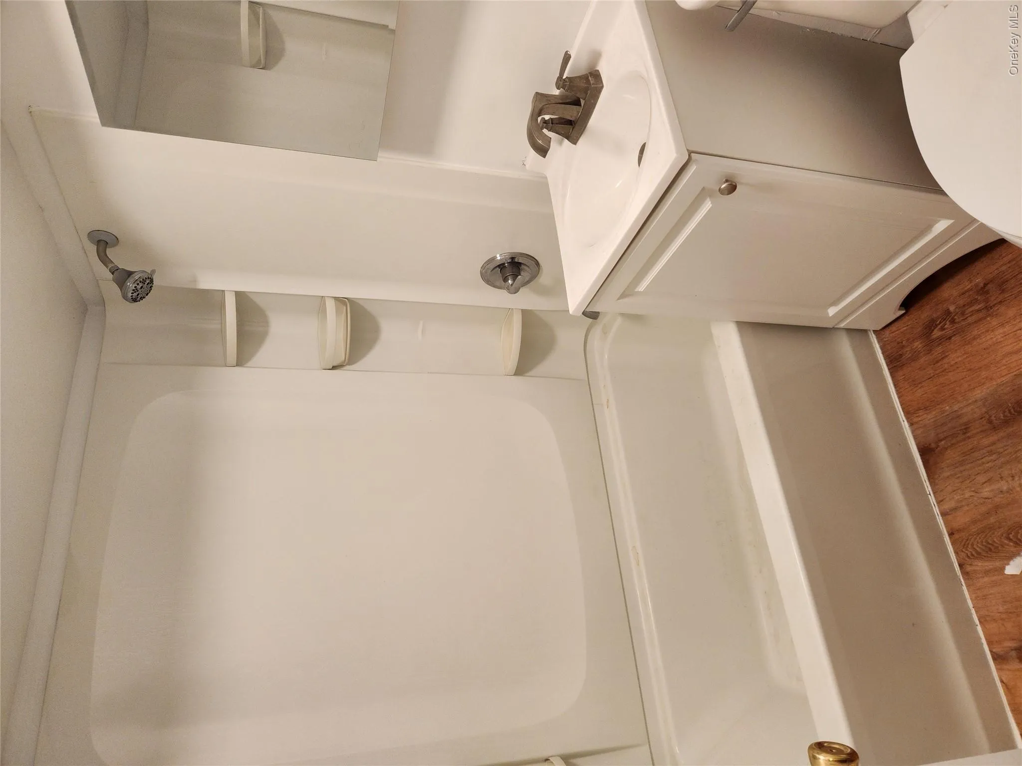 Brand new bathroom with tub and shower Brand new bathroom with tub and shower