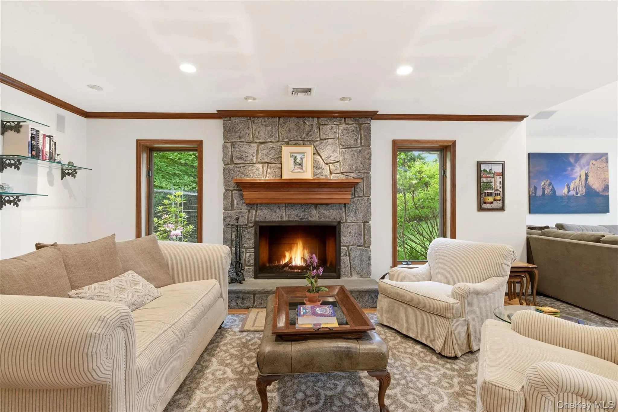 with wood burning fireplace with wood burning fireplace