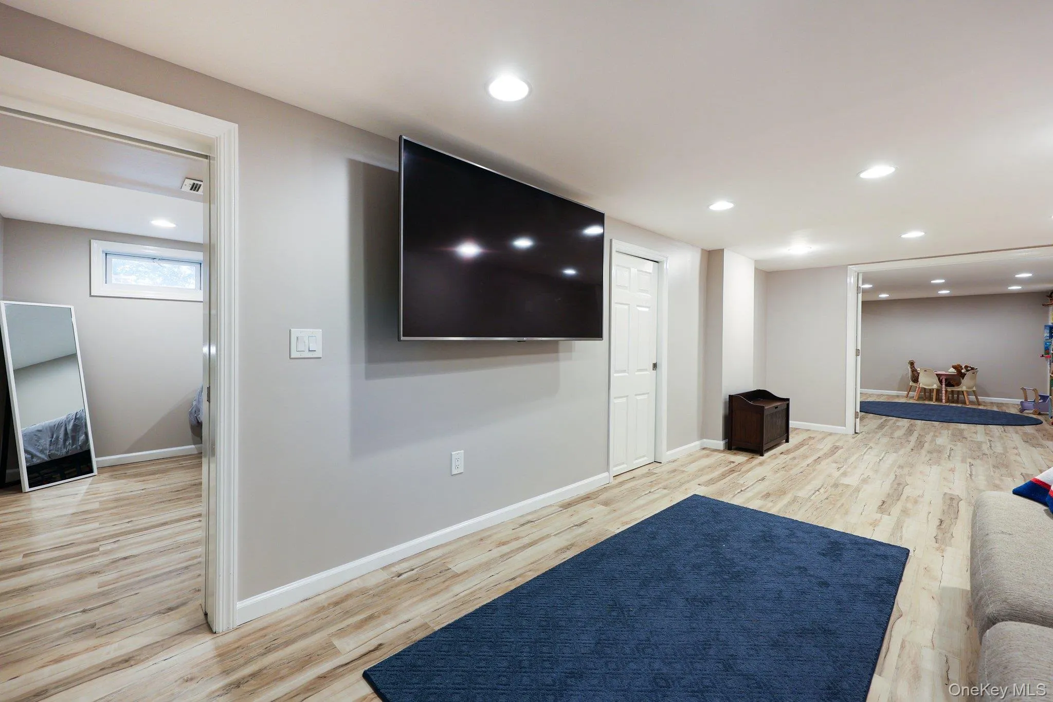 Off of family room is a possible fourth bedroom and a full bath Off of family room is a possible fourth bedroom and a full bath