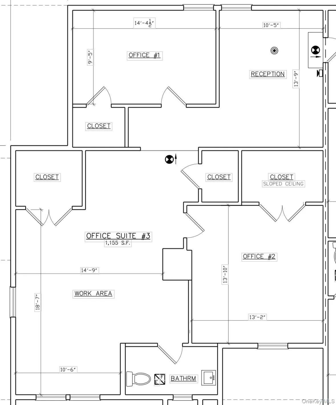 1,105 SF 1,105 SF