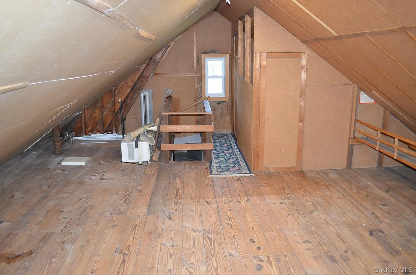 Walk up attic for storage Walk up attic for storage