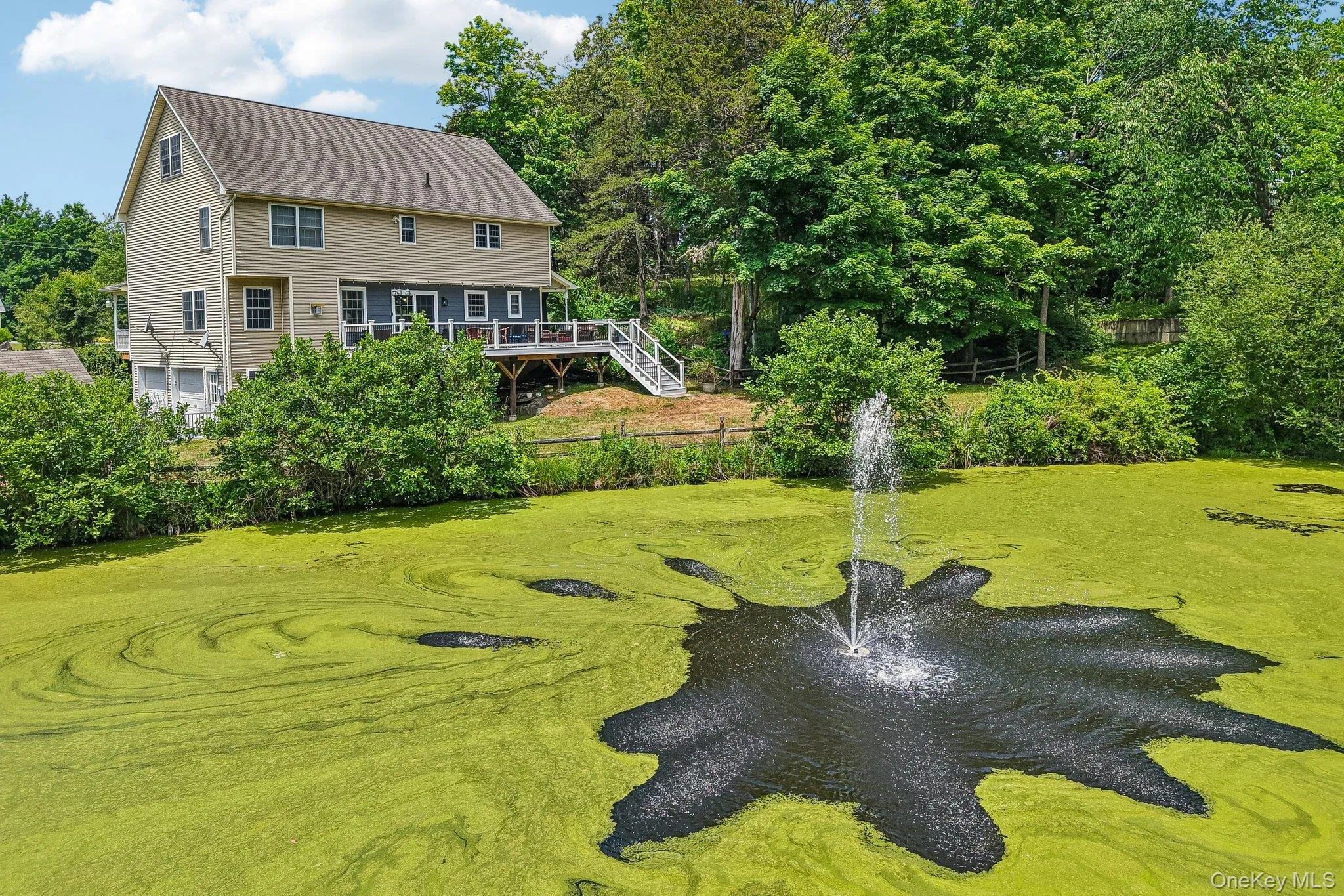 Pond with Fountain Pond with Fountain