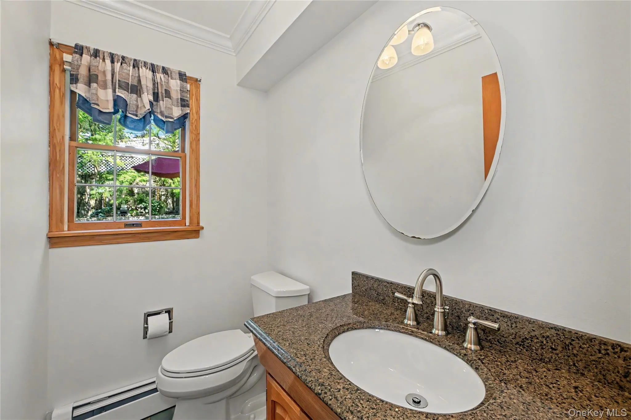 Powder room on main level Powder room on main level