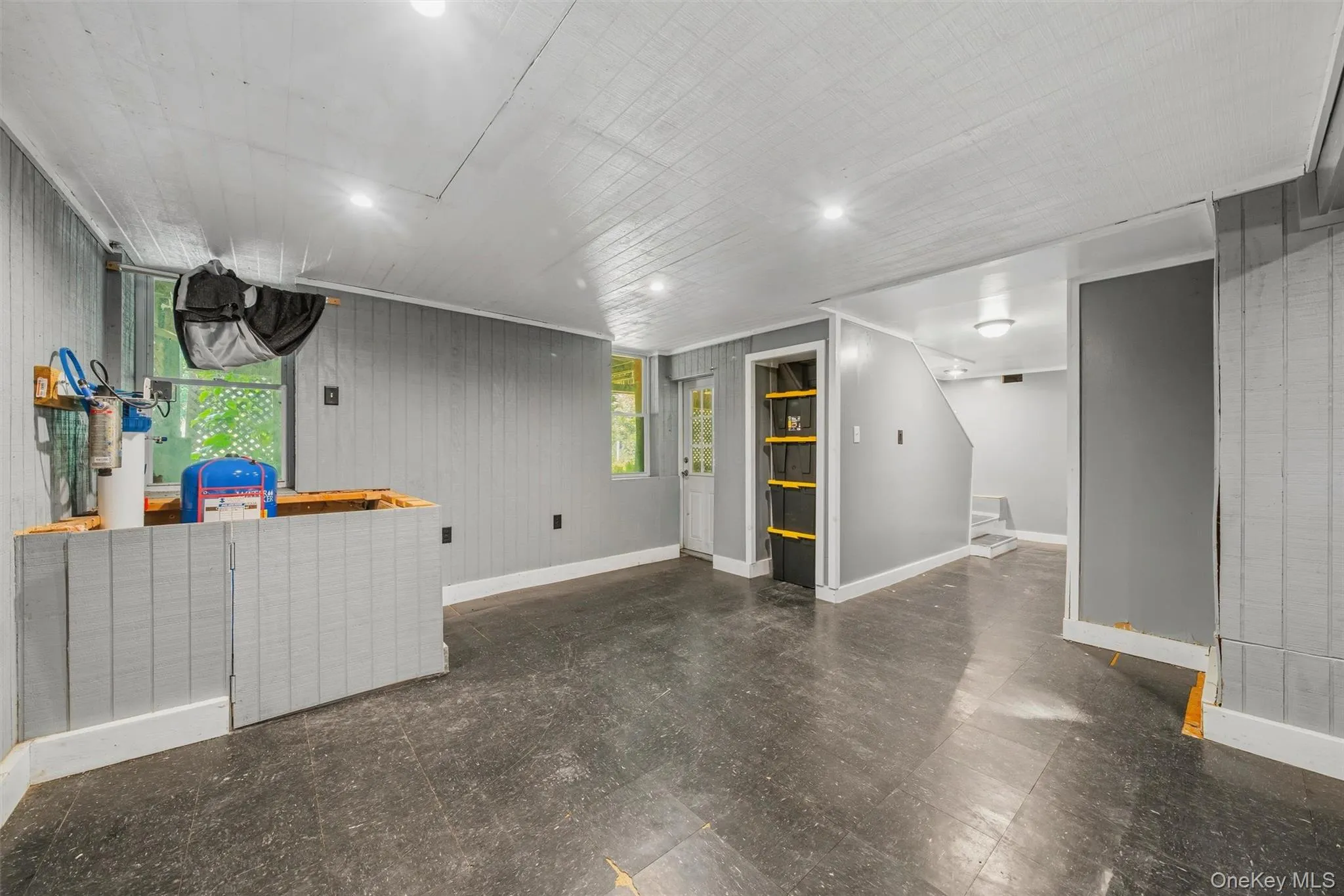 Oversized, partially finished basement-lots of storage space Oversized, partially finished basement-lots of storage space