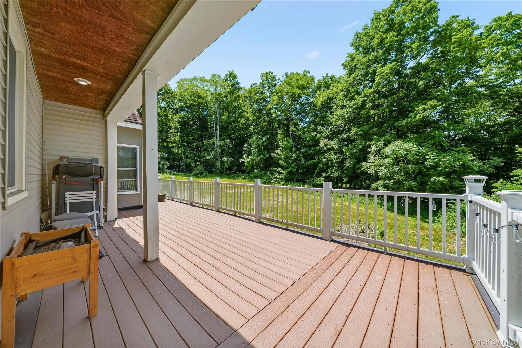 Wraparound deck continues on and on Wraparound deck continues on and on
