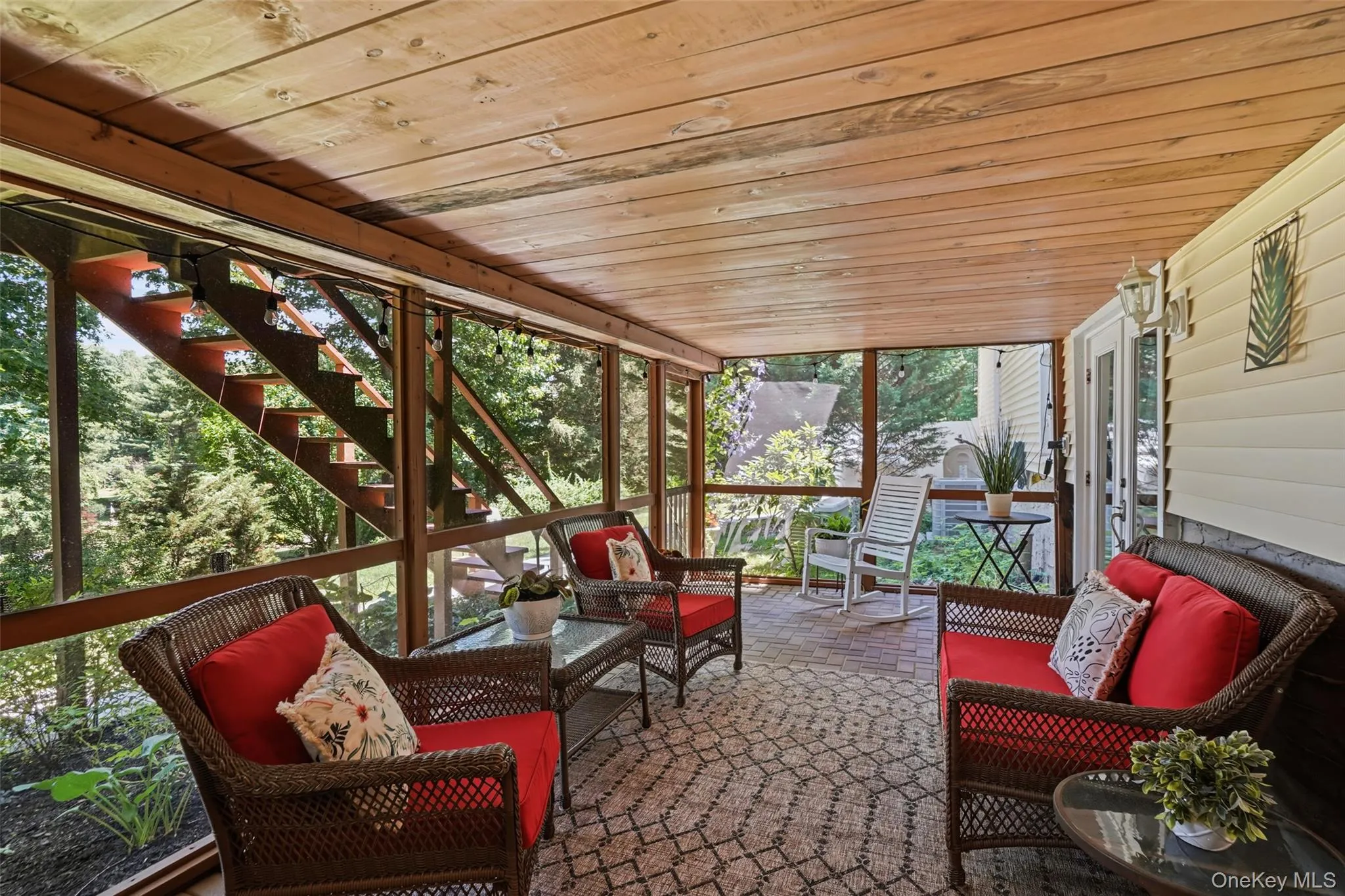 Screened in patio Screened in patio