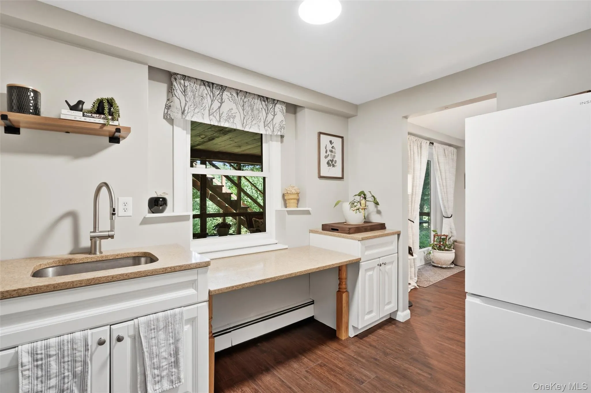 Summer kitchen in lower level Summer kitchen in lower level
