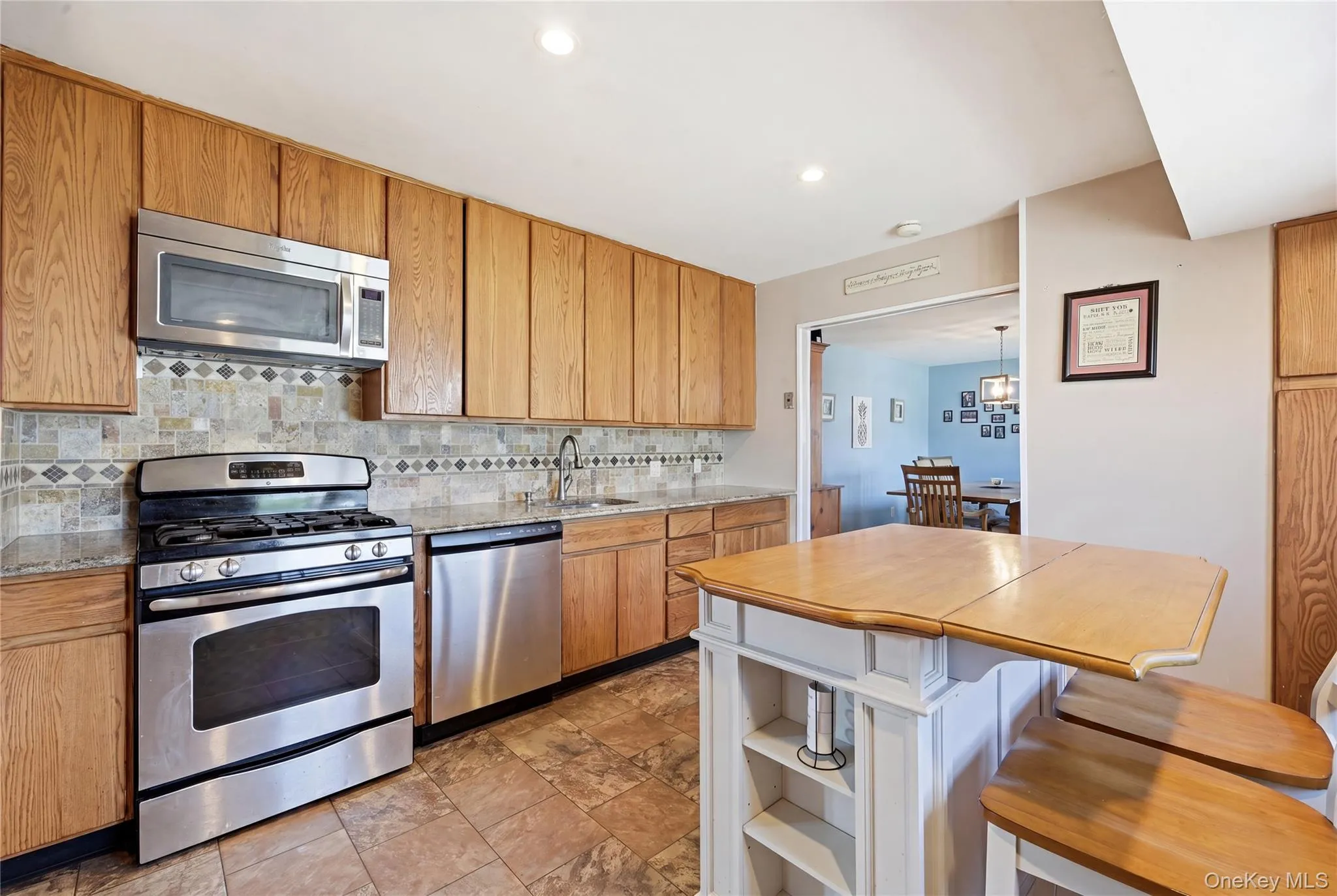 Another view of kitchen. Another view of kitchen.