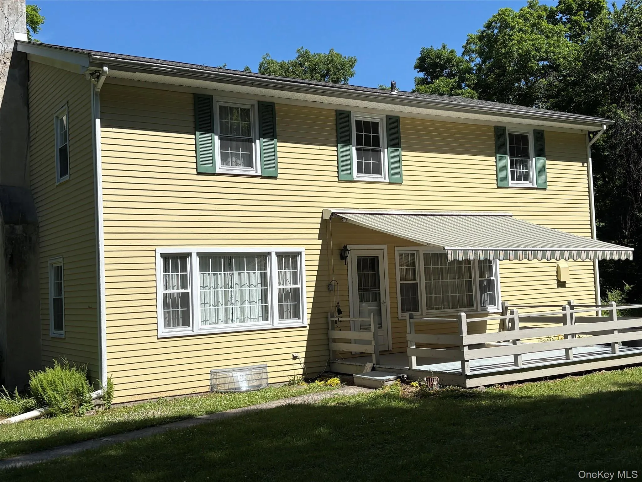 Good sized deck with canopy Good sized deck with canopy