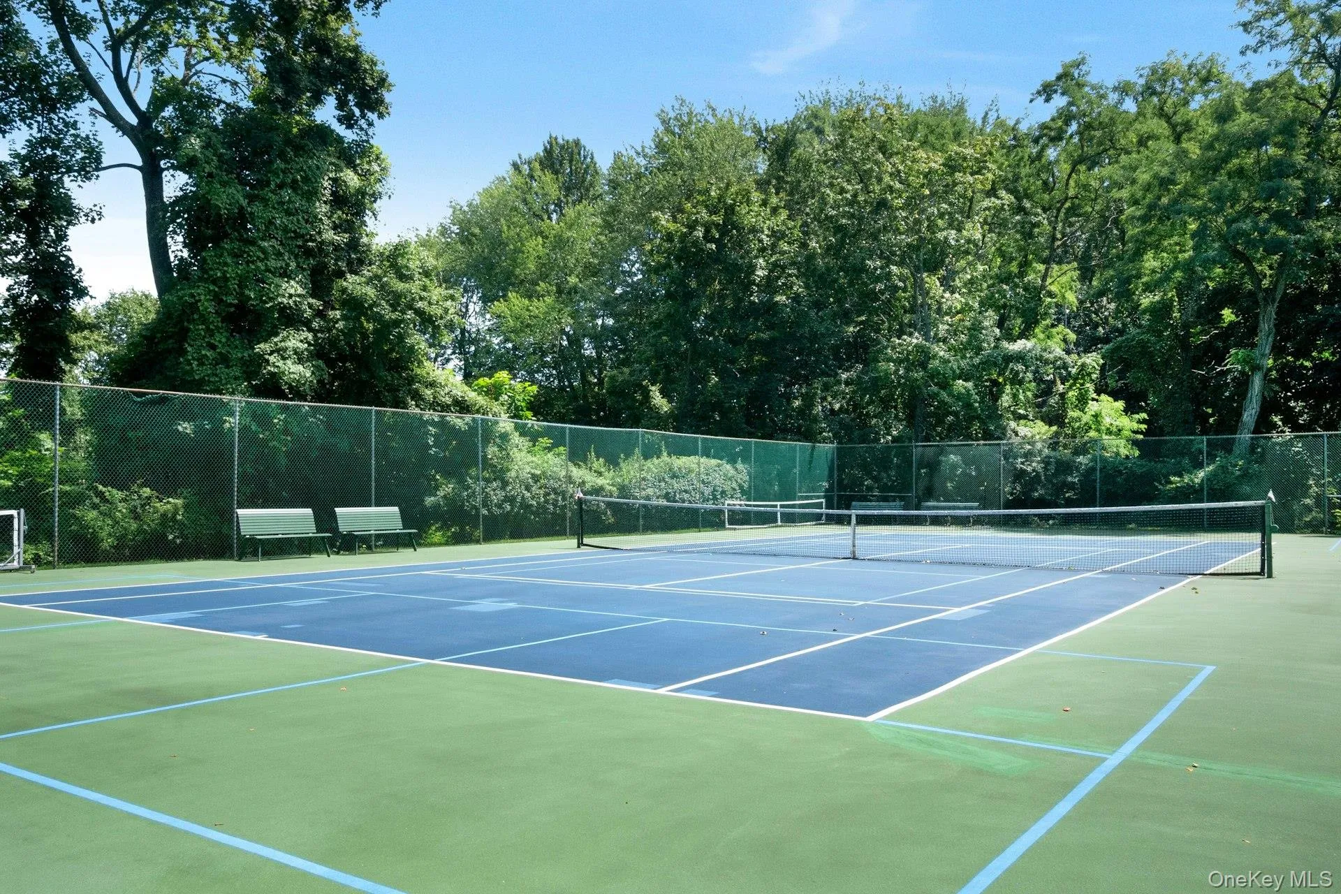 Community tennis courts. Community tennis courts.