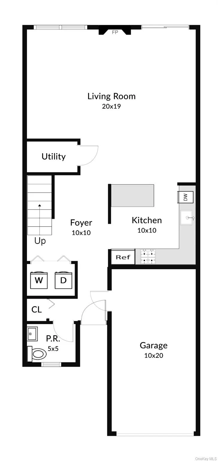 Main floor plan. Main floor plan.