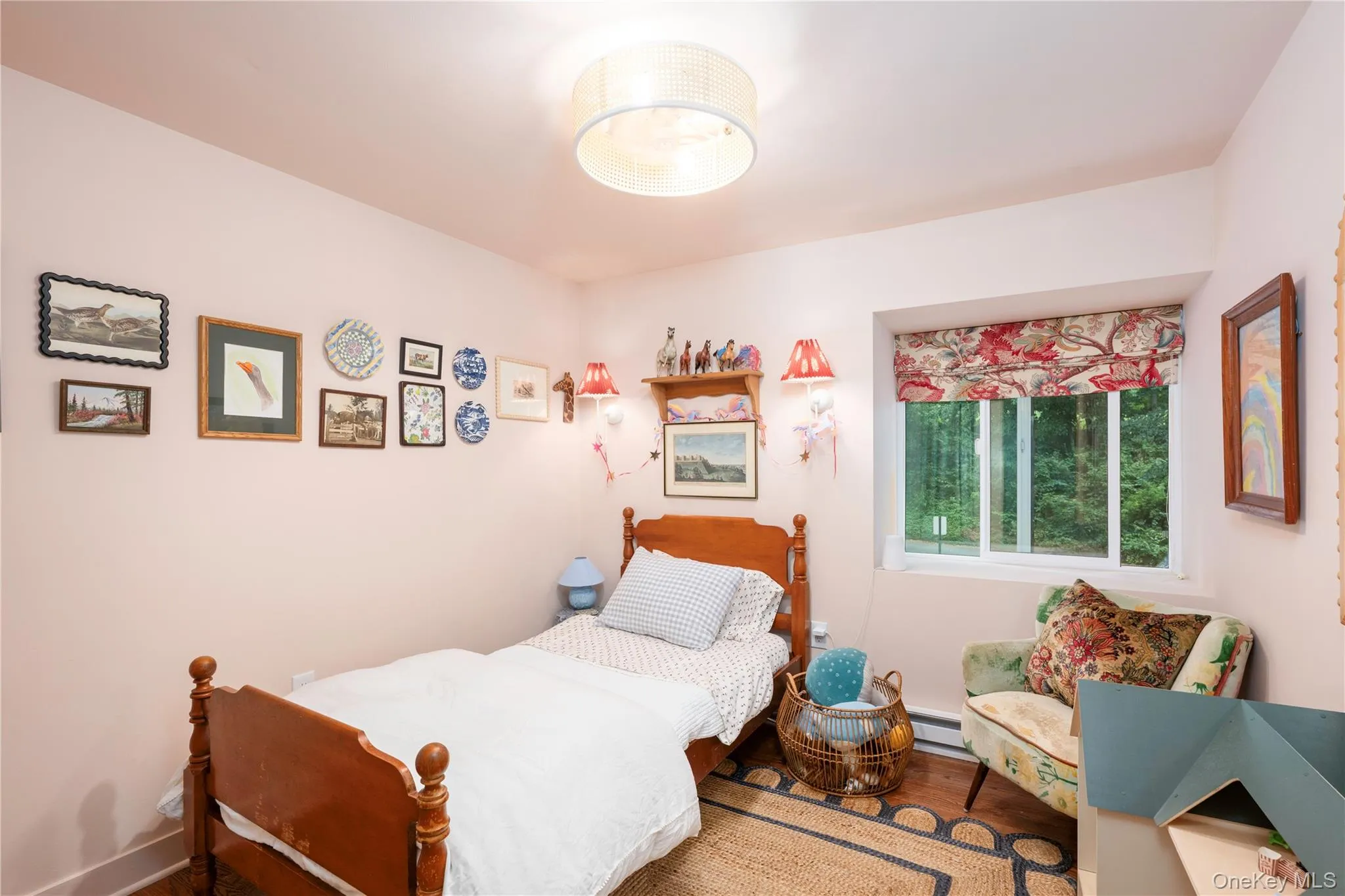 Light-colored walls complement wood-flooring Light-colored walls complement wood-flooring