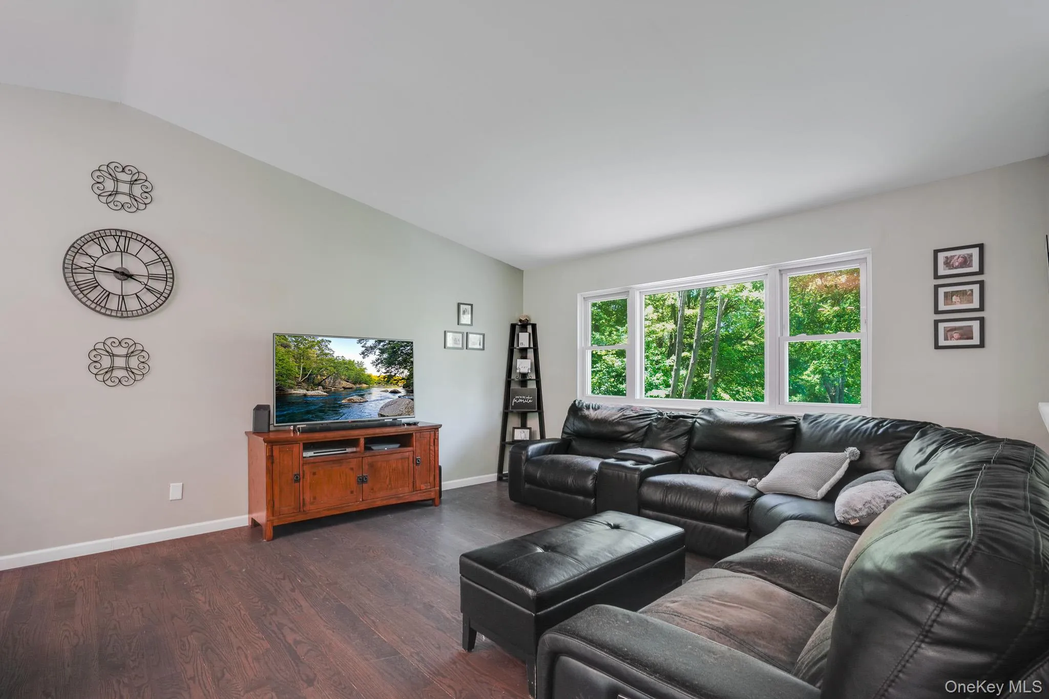 with volume ceilings and picture window with volume ceilings and picture window