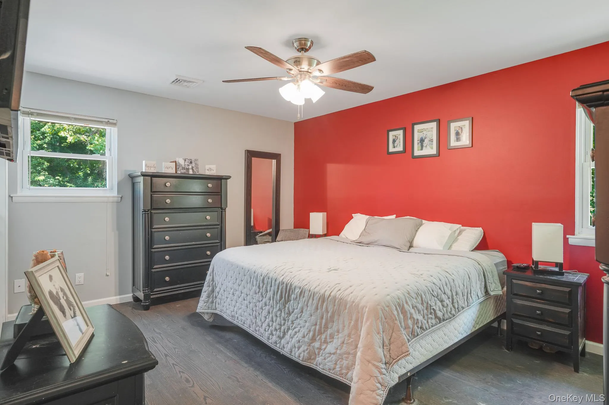 Large enough for a king size bed w/ room to move Large enough for a king size bed w/ room to move
