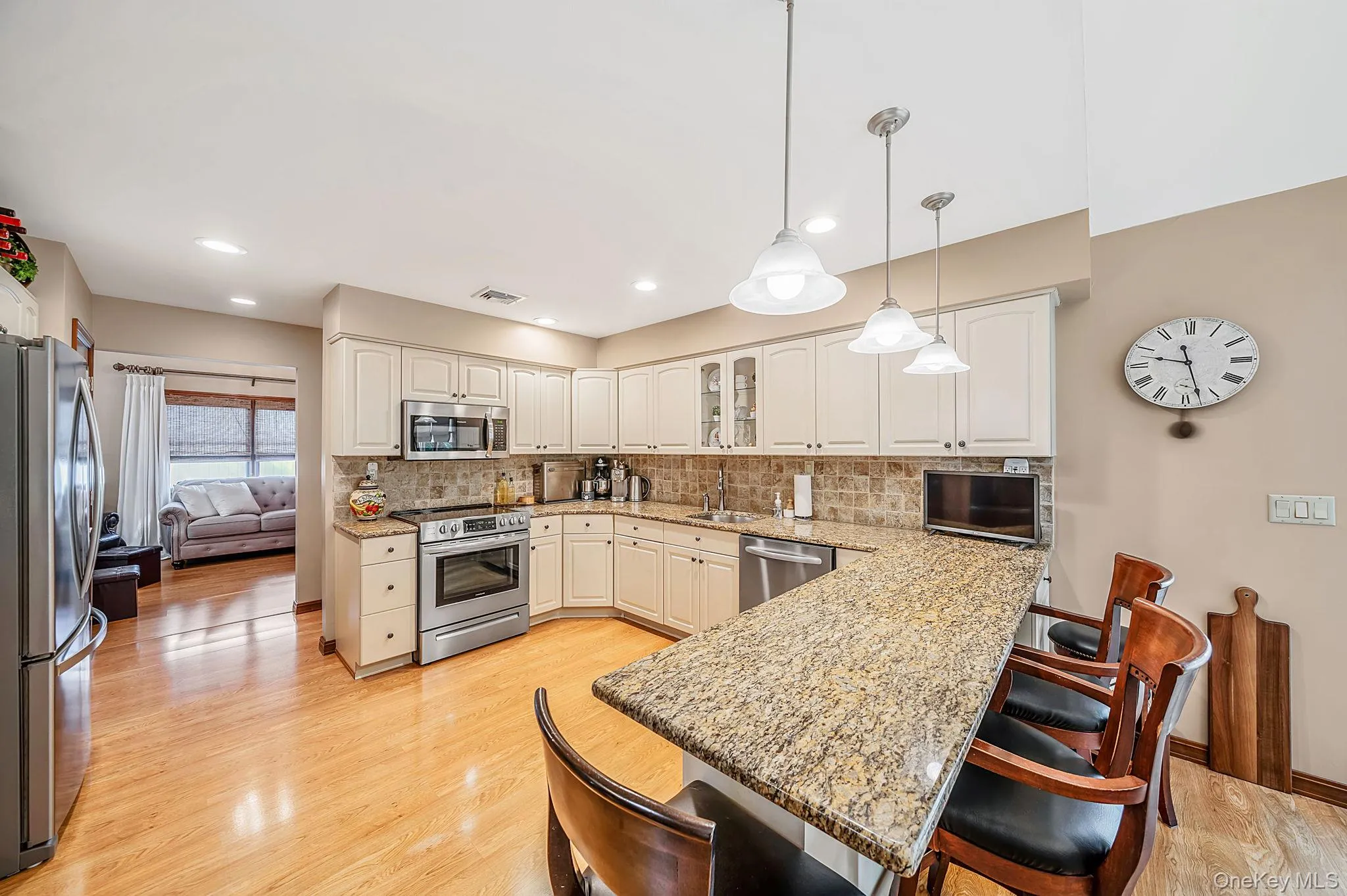 Granite Countertops, Recessed Lighting Granite Countertops, Recessed Lighting