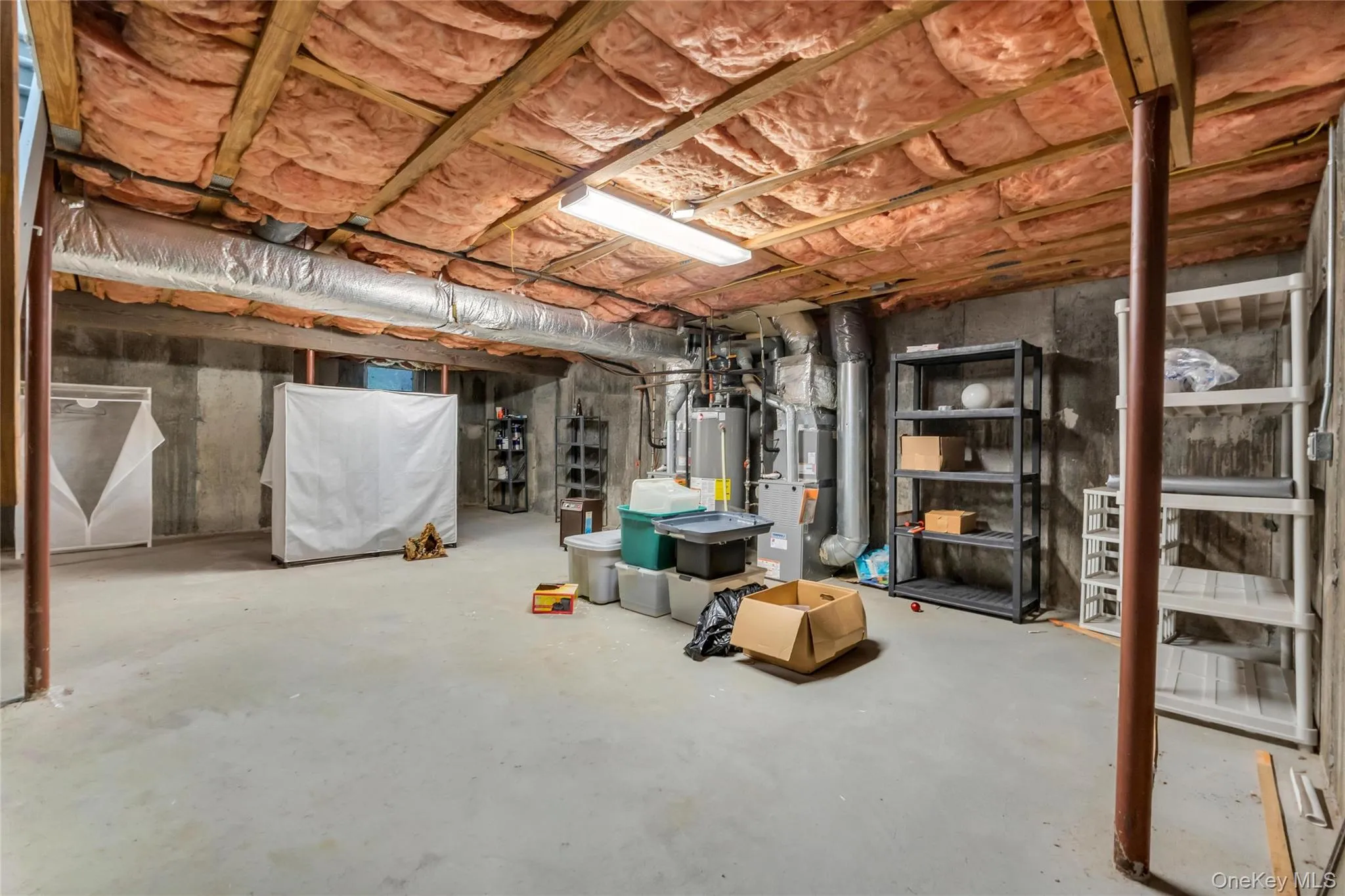 Unfinished basement ready for finishing or plenty of storage Unfinished basement ready for finishing or plenty of storage