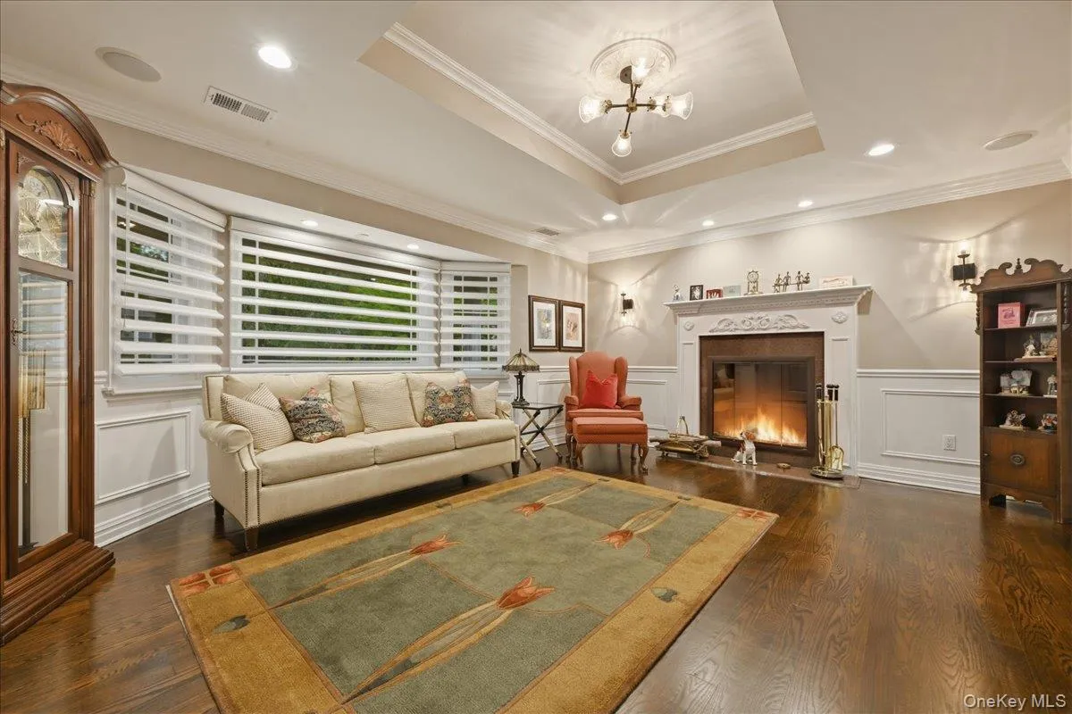 Living Room or Formal Dining Room with Fireplace Living Room or Formal Dining Room with Fireplace