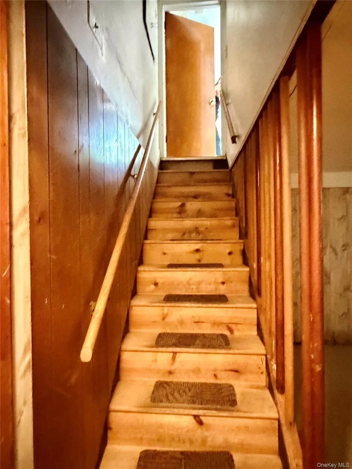 Stairs to the basement Stairs to the basement