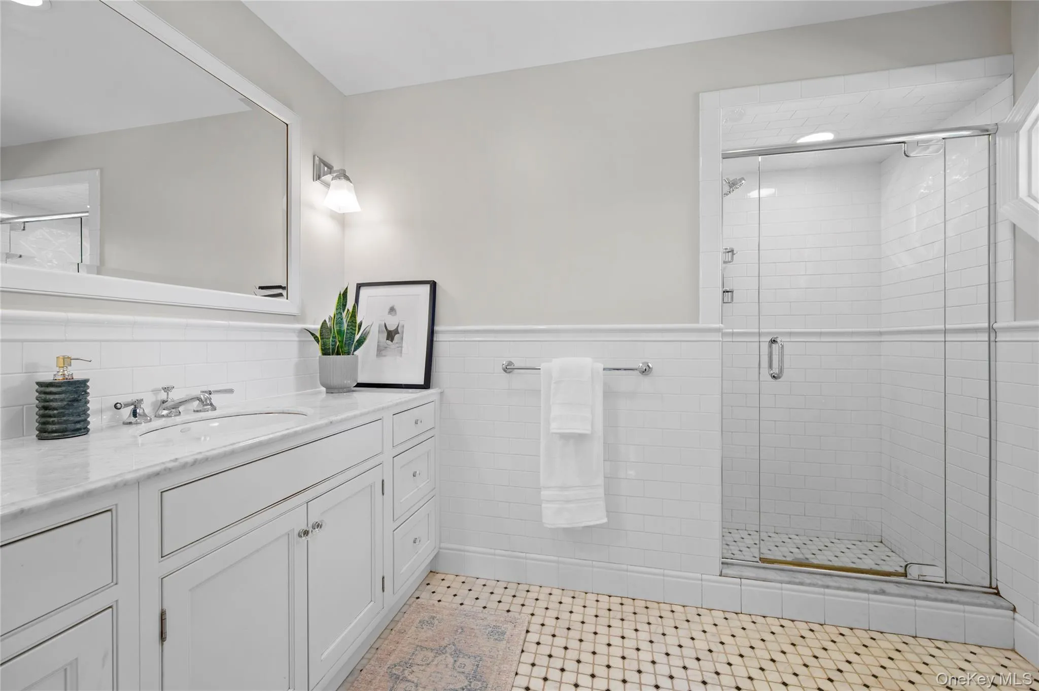 Modern ensuite bathroom designed for both function and style, with refined finishes and a clean, elegant aesthetic. Modern ensuite bathroom designed for both function and style, with refined finishes and a clean, elegant aesthetic.