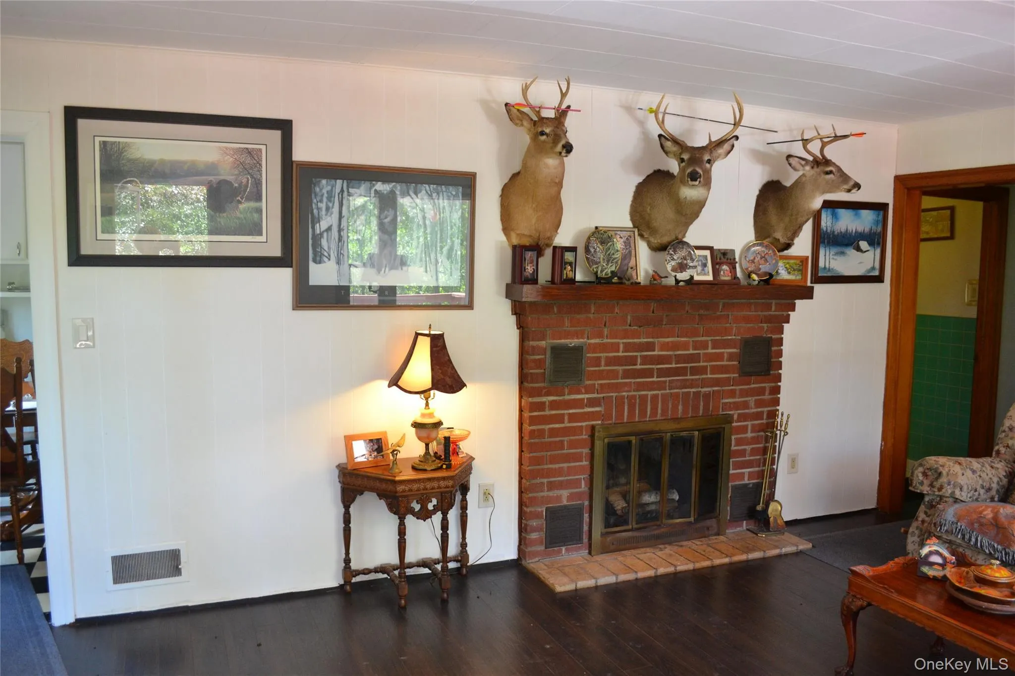 Wood burning fireplace Wood burning fireplace