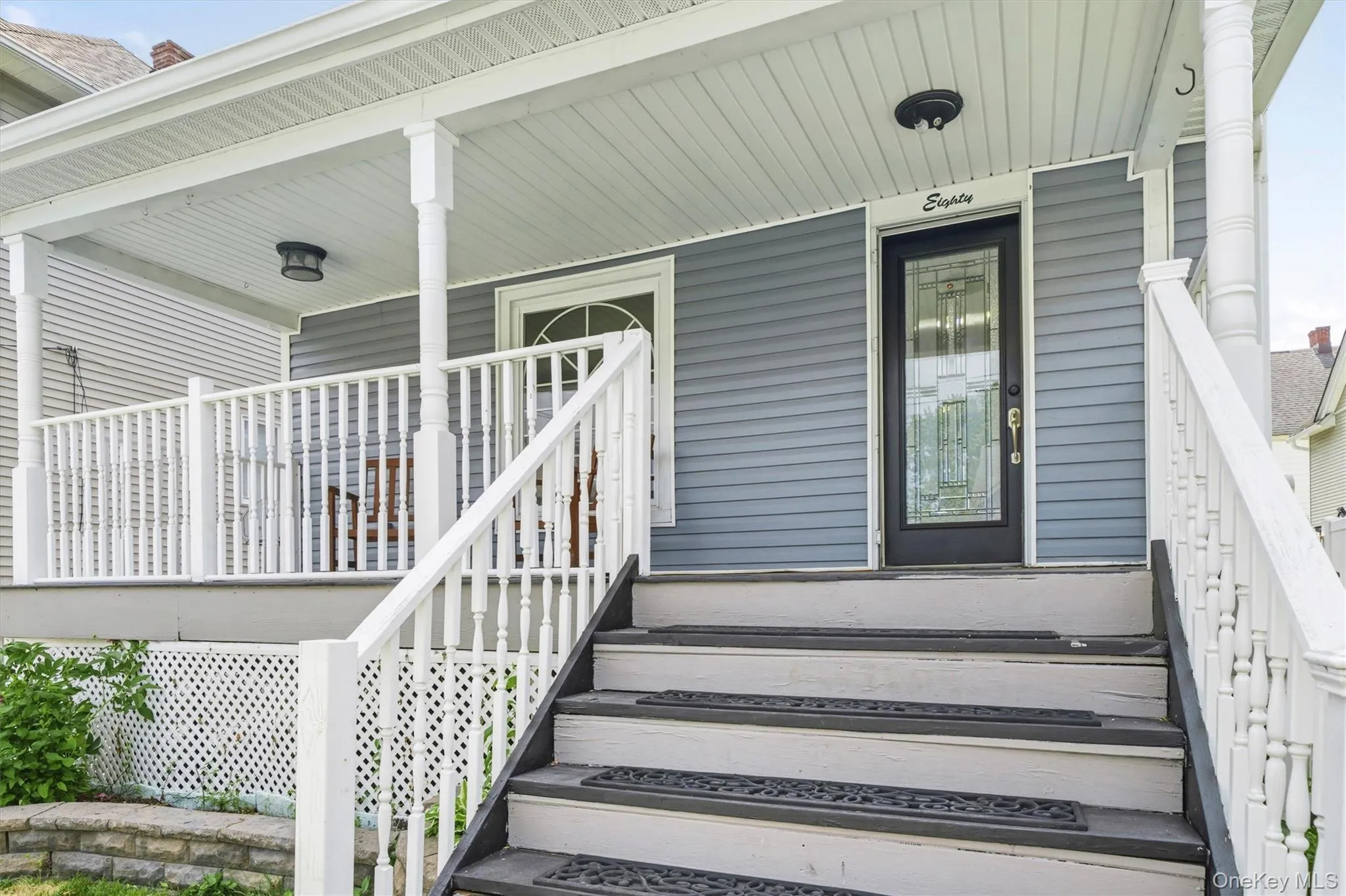 Enclosed front porch Enclosed front porch