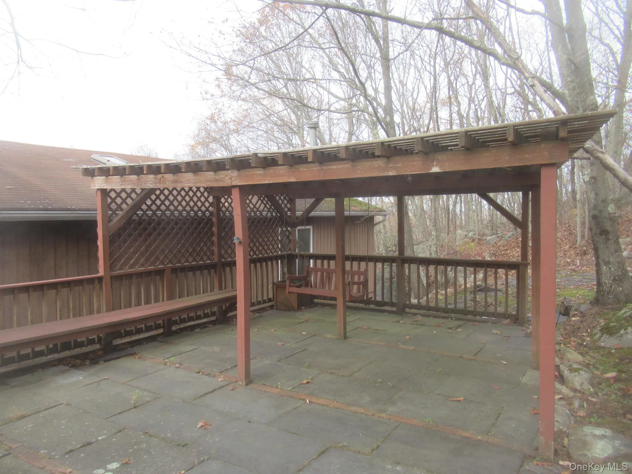 View of patio featuring an outbuilding View of patio featuring an outbuilding