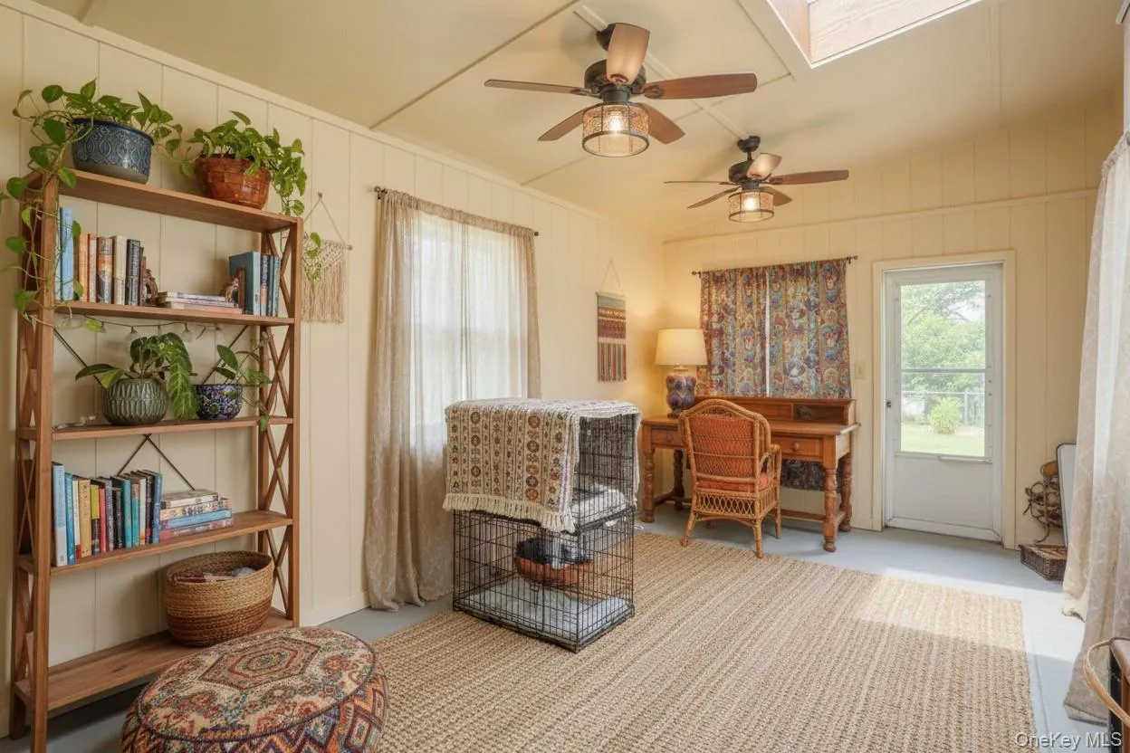 The fully staged 3-season room offers additional living space and is ready for the next owner to bring their imagination. Whether you envision a sunroom, home office, reading lounge, or creative space, the possibilities are endless The fully staged 3-season room offers additional living space and is ready for the next owner to bring their imagination. Whether you envision a sunroom, home office, reading lounge, or creative space, the possibilities are endless