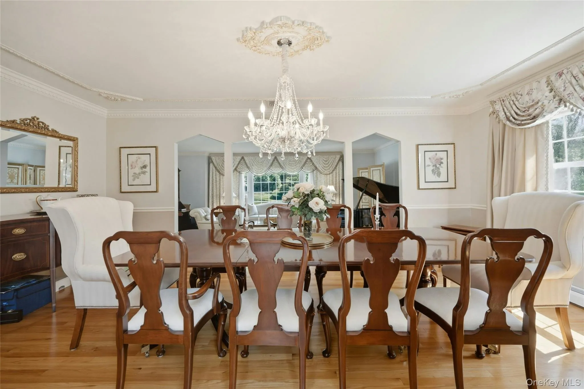 Dining Room with Archway Dining Room with Archway