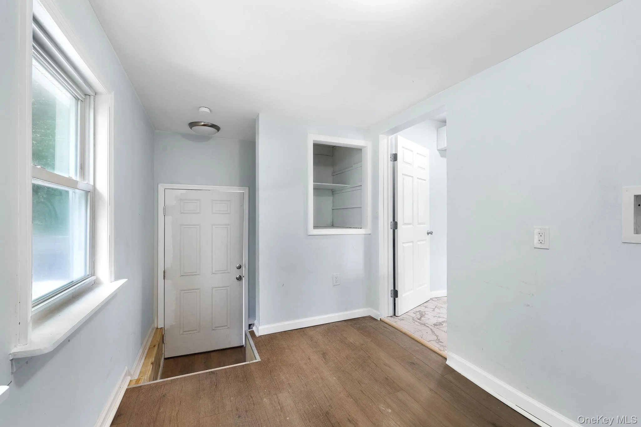 Laundry room to back door Laundry room to back door