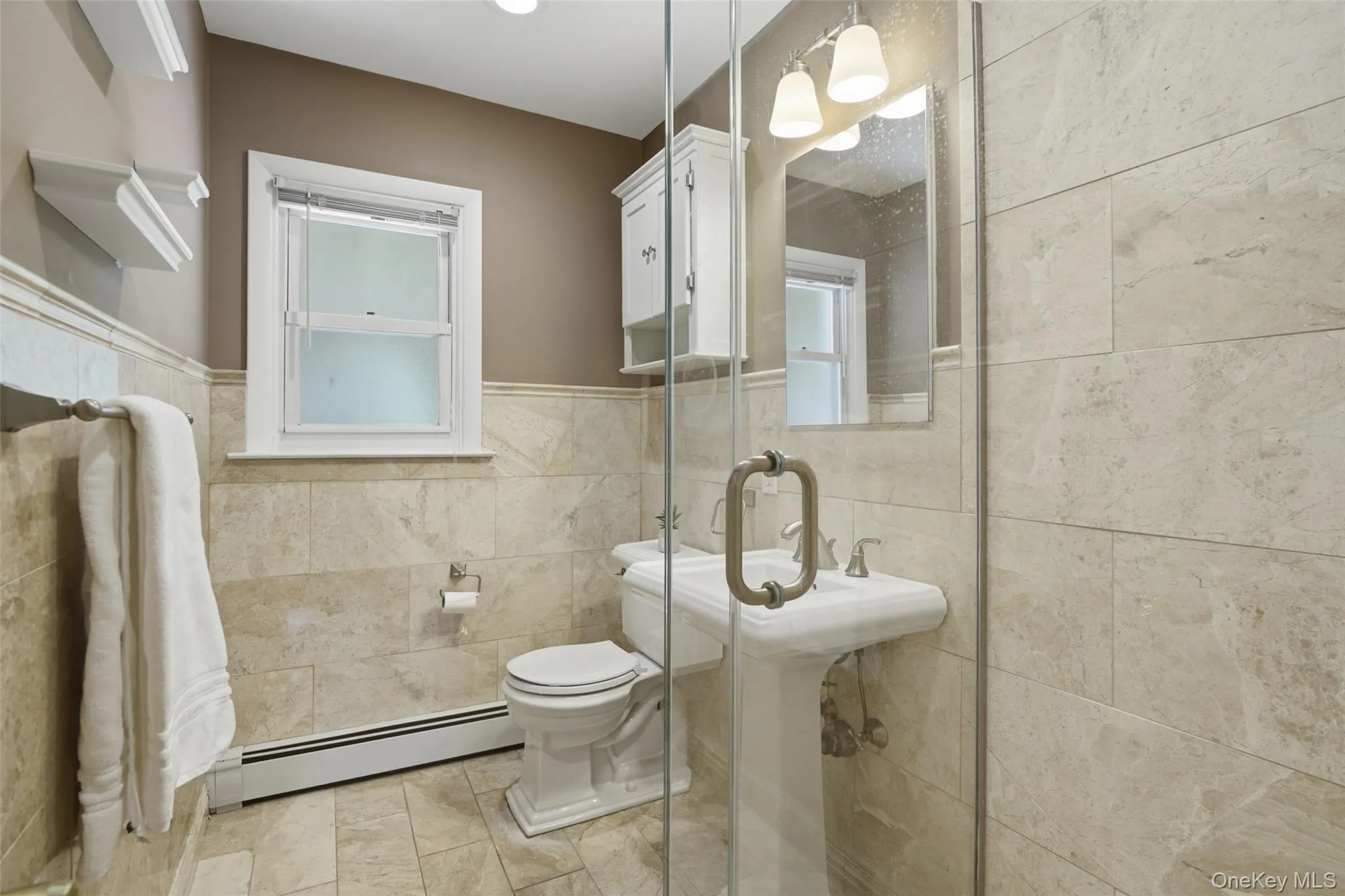 Full bathroom in lower level Full bathroom in lower level