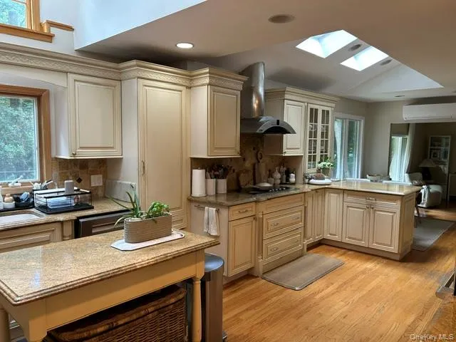 There is ample room for preparing your meals and entertaining There is ample room for preparing your meals and entertaining