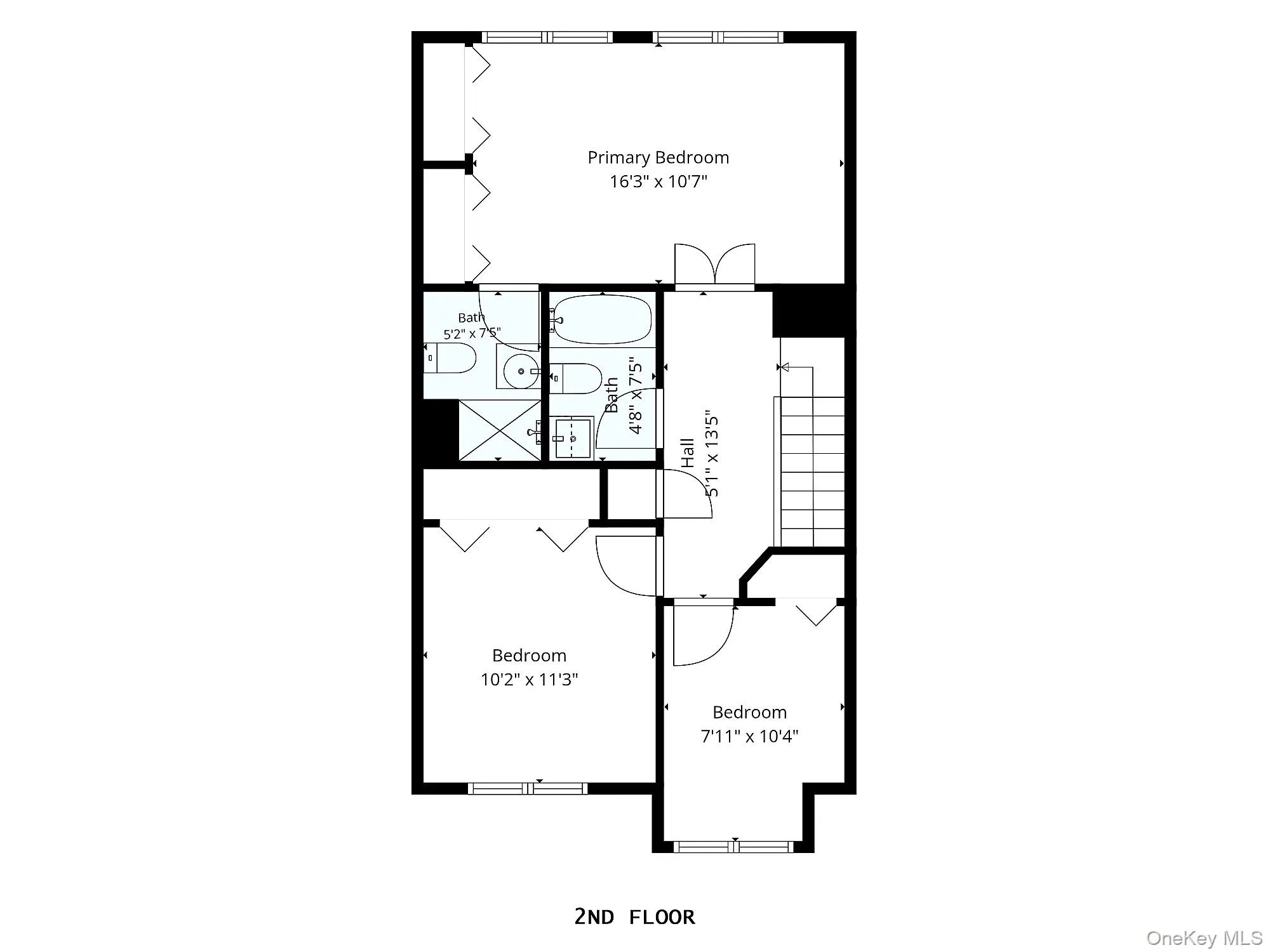 Second floor layout Second floor layout