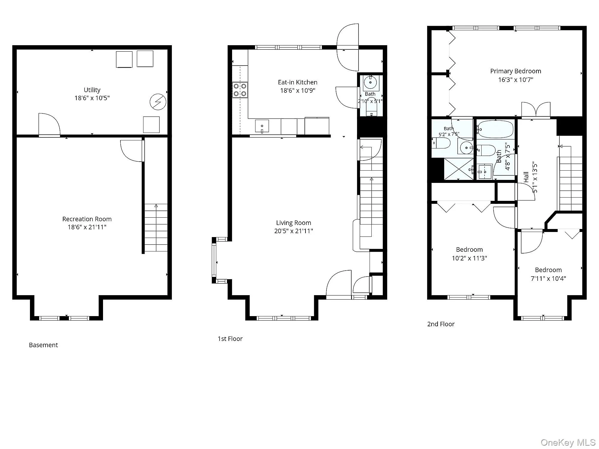 Layout of all 3 levels Layout of all 3 levels