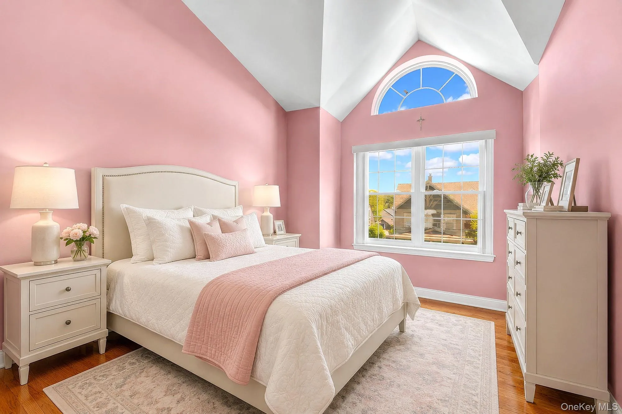 Third bedroom with high ceilings and hardwood floors Third bedroom with high ceilings and hardwood floors