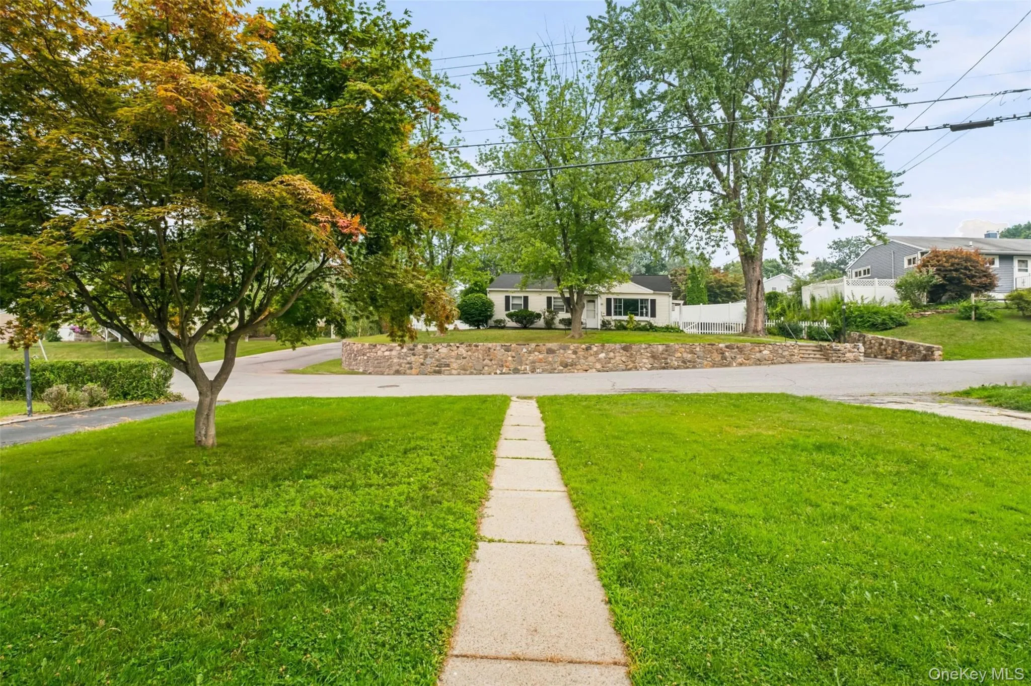 View from front door to street view. View from front door to street view.