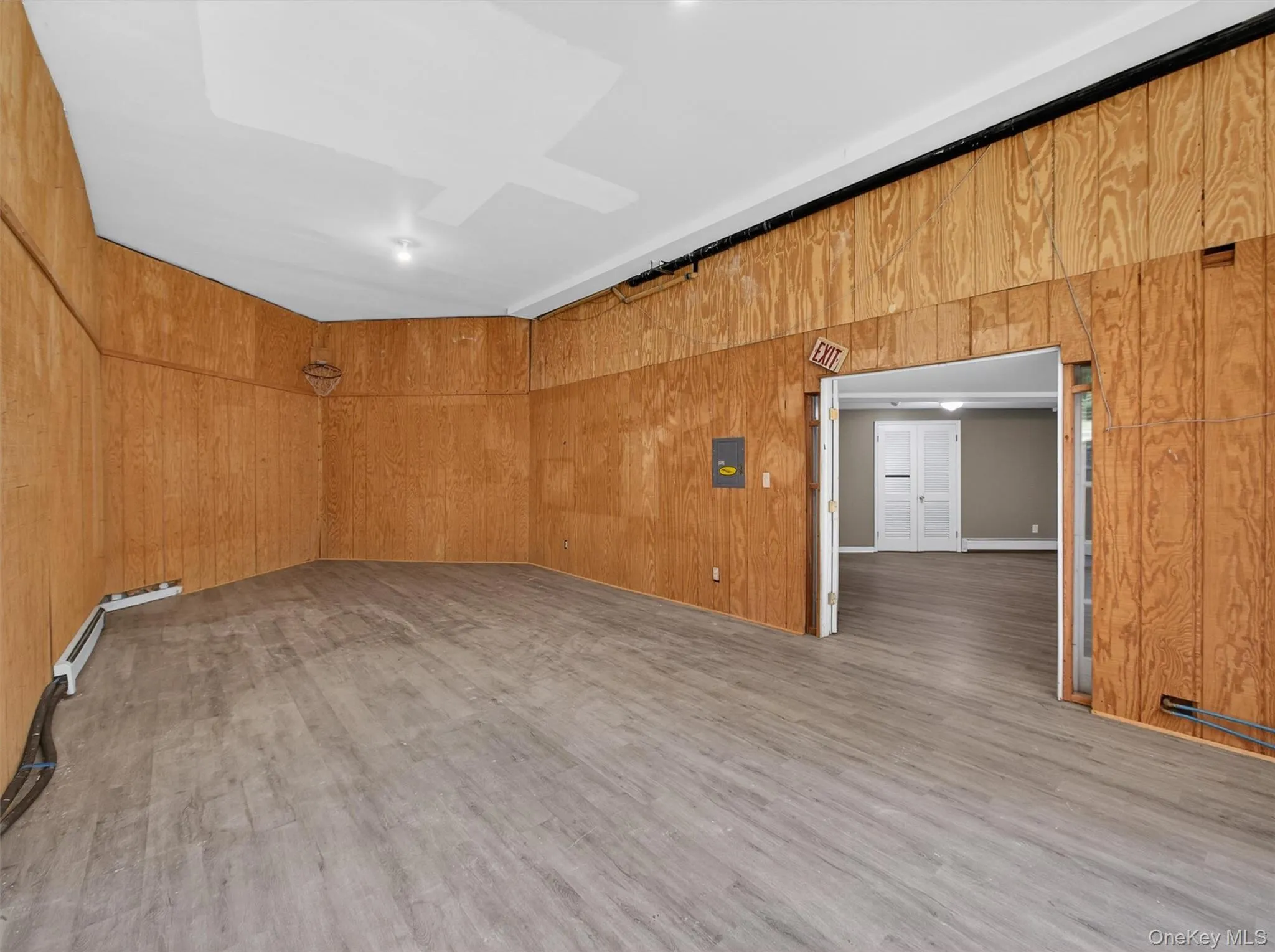 Indoor basketball court Indoor basketball court