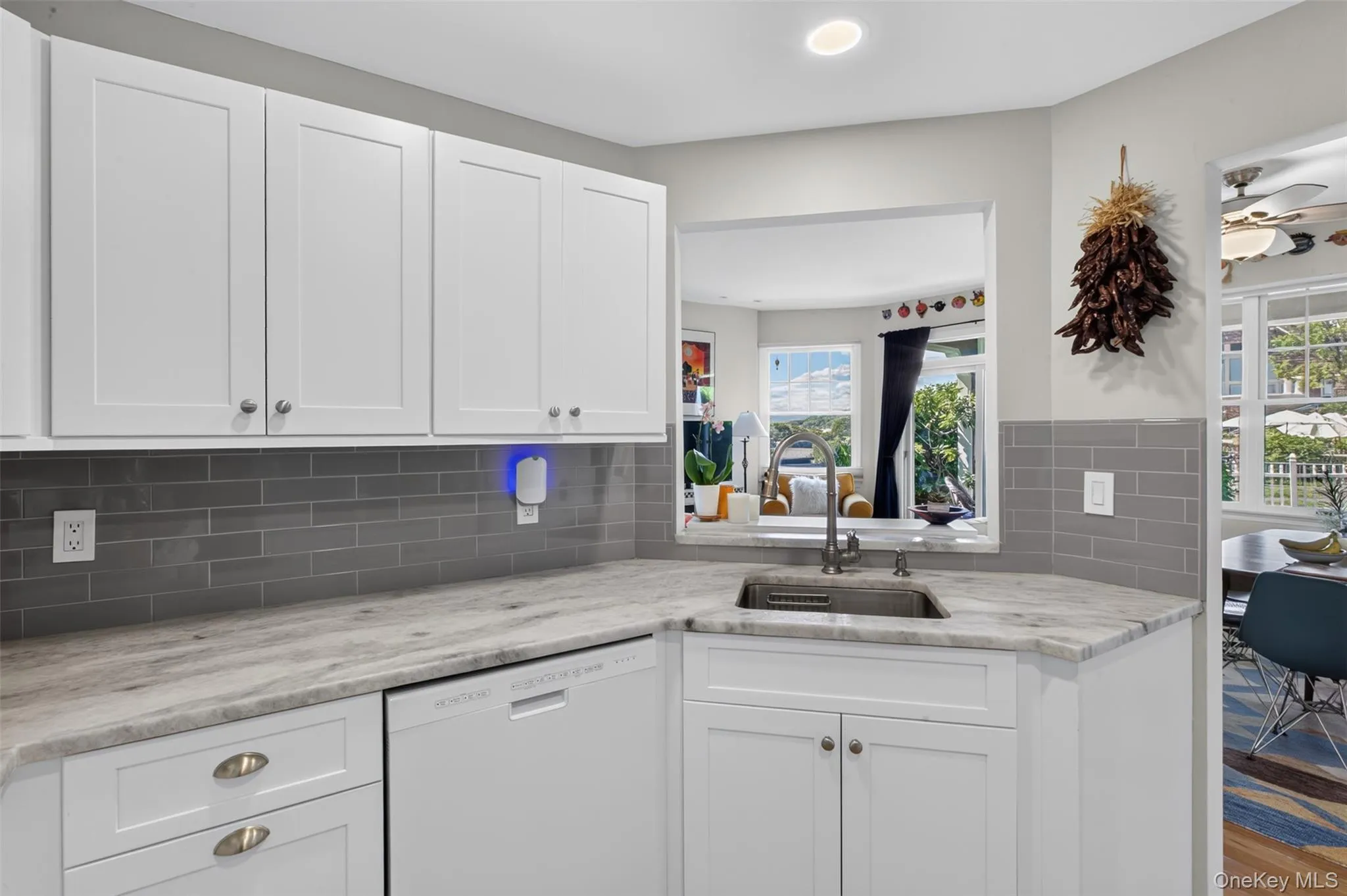 Pass-Through Opening creates a great Hudson River and Outdoors View from the Kitchen. Pass-Through Opening creates a great Hudson River and Outdoors View from the Kitchen.