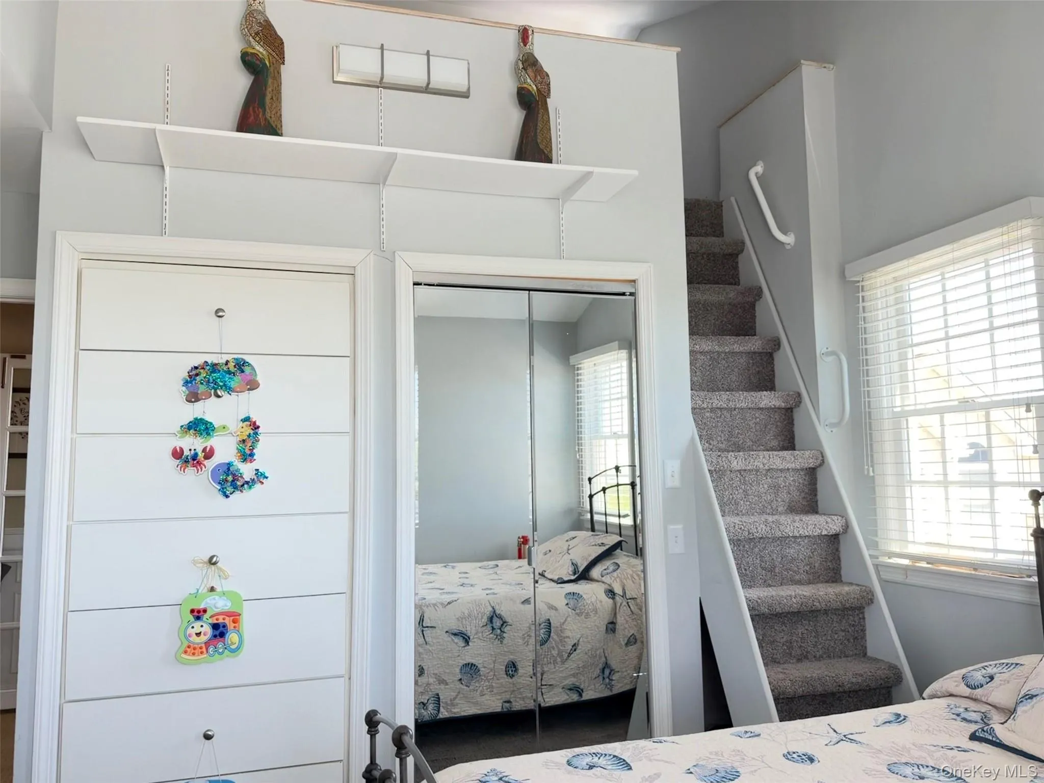 Built-in storage and loft space Built-in storage and loft space