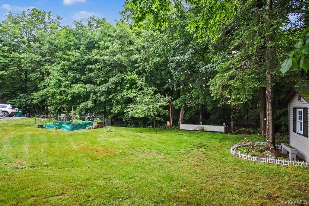 Rear yard w/plenty of room for gardening and recreation Rear yard w/plenty of room for gardening and recreation