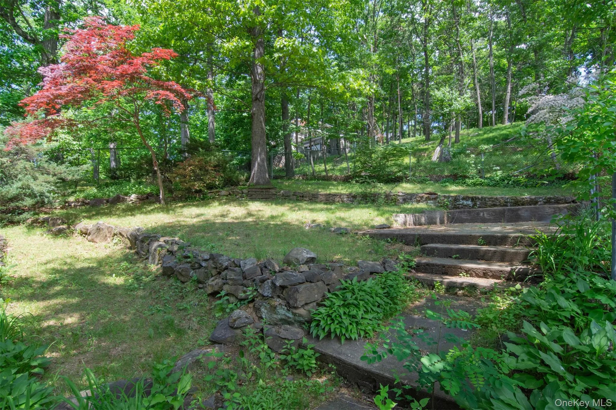 Lovely terraced yard. Lovely terraced yard.