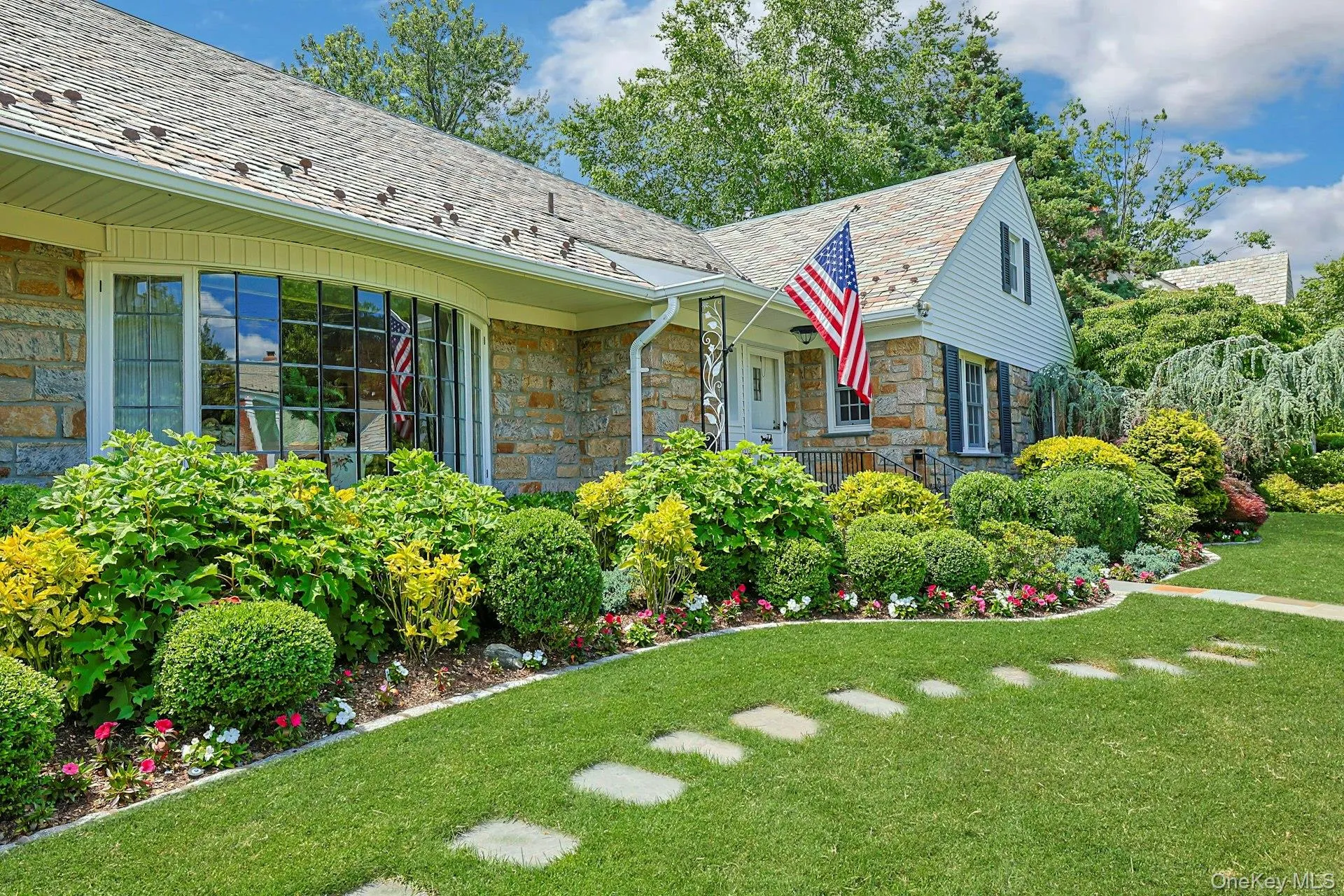 Curb appeal and picturesque landscaping Curb appeal and picturesque landscaping