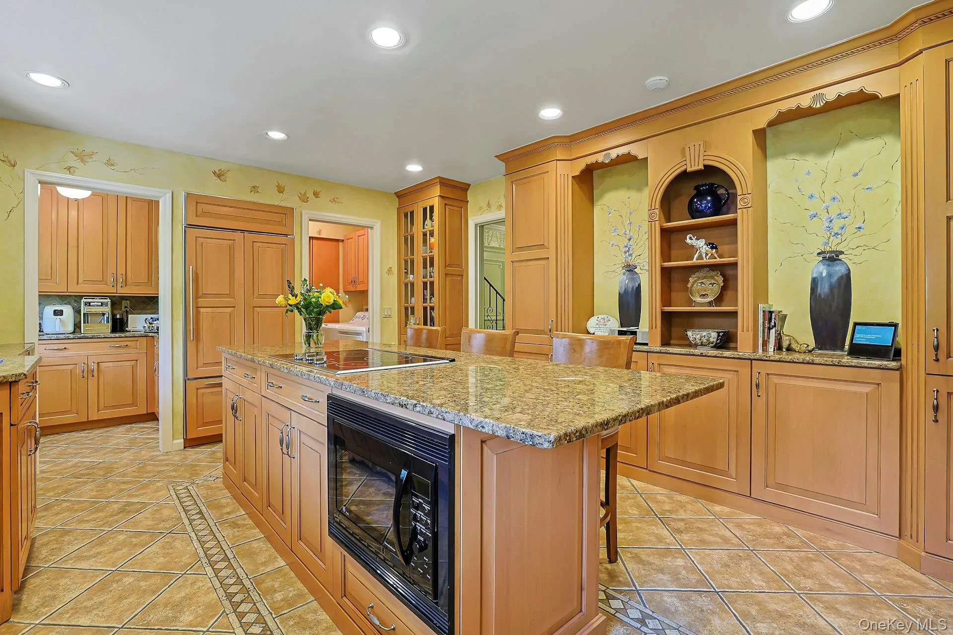 Island with seating for four, updated appliances Island with seating for four, updated appliances