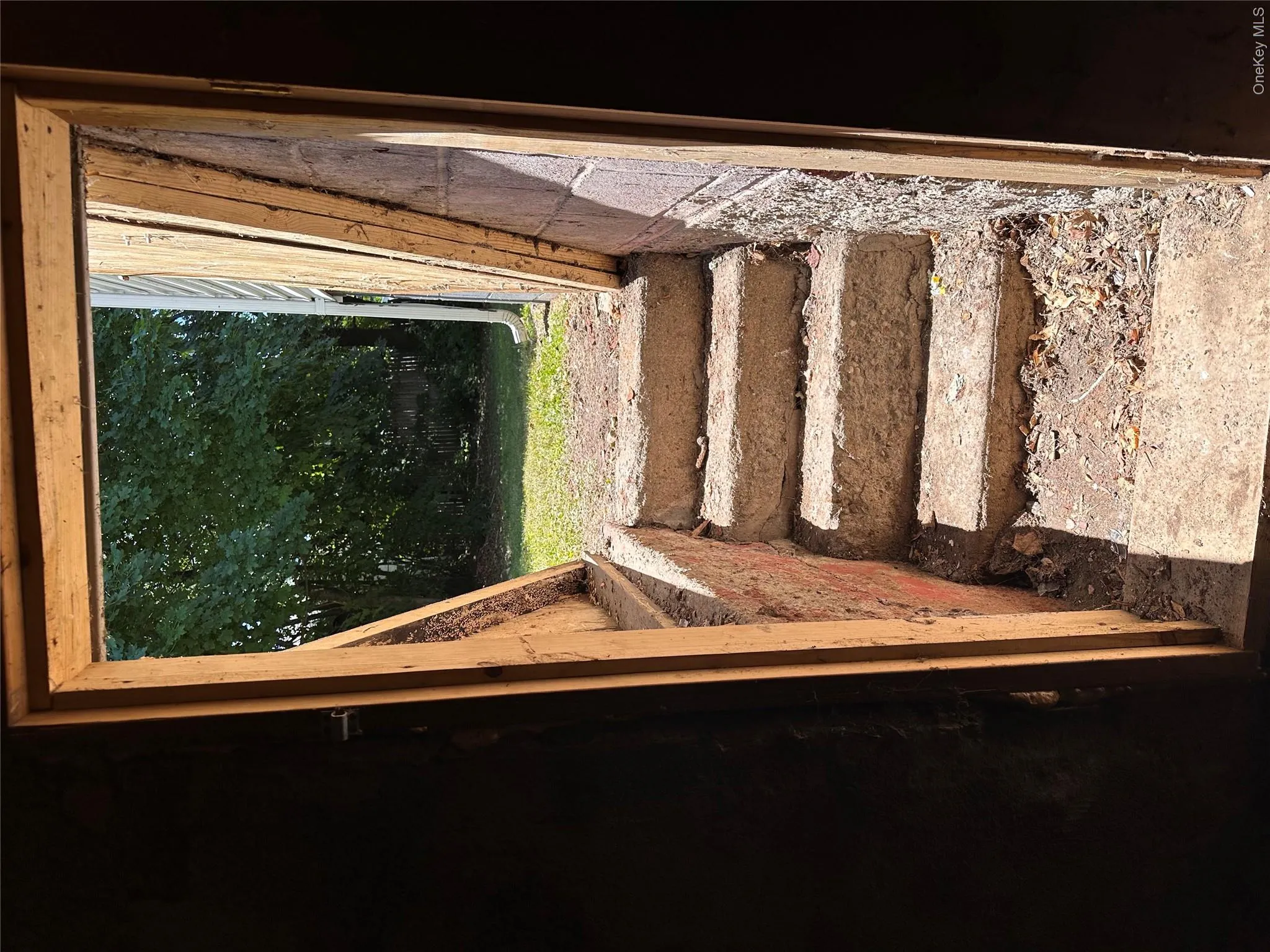 Basement entrance. Bilco door. Basement entrance. Bilco door.