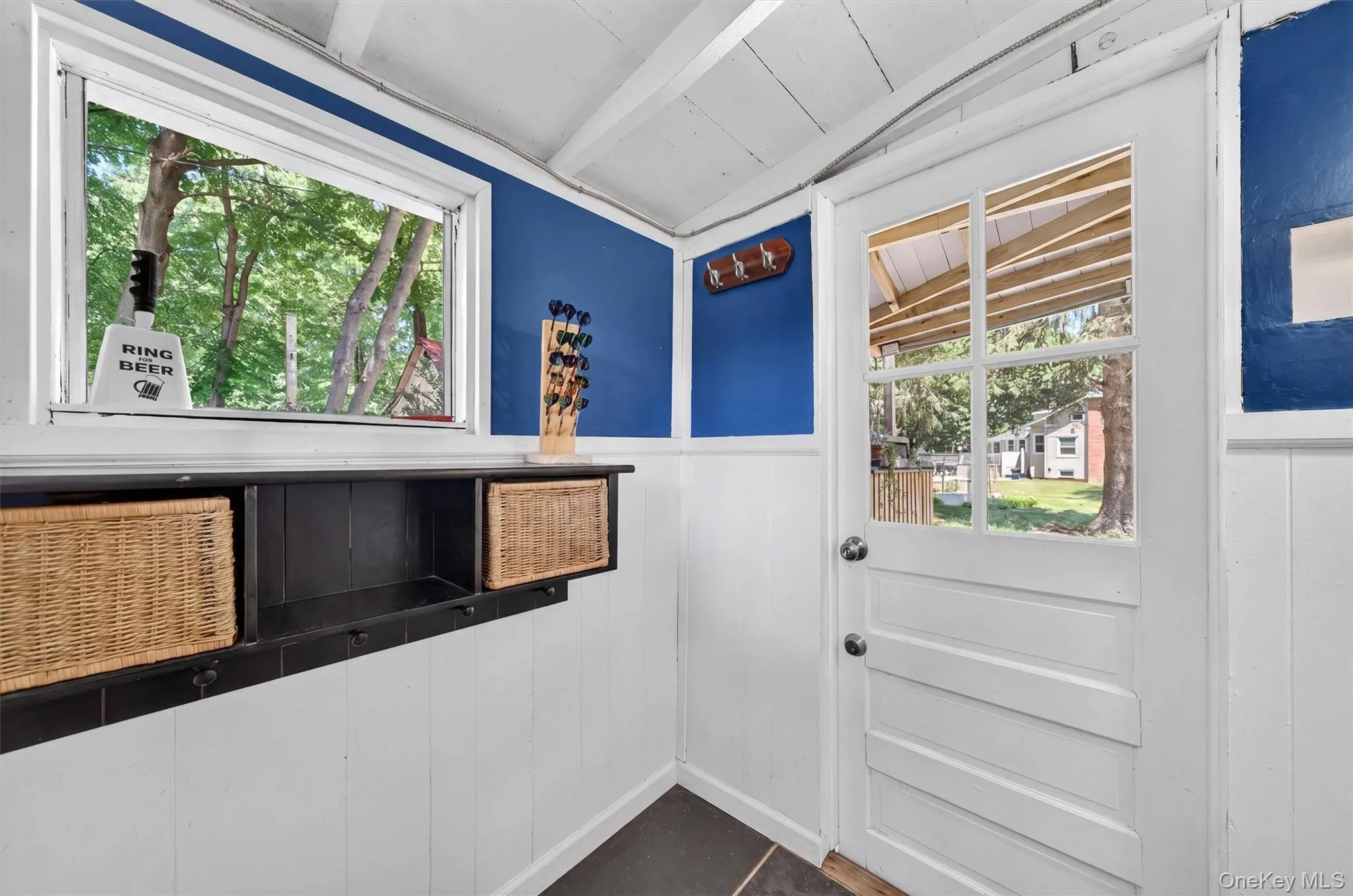 The mud room leads to the back yard patio. A perfect place to take off/put on shoes or wipe the fur babies paws off. The mud room leads to the back yard patio. A perfect place to take off/put on shoes or wipe the fur babies paws off.